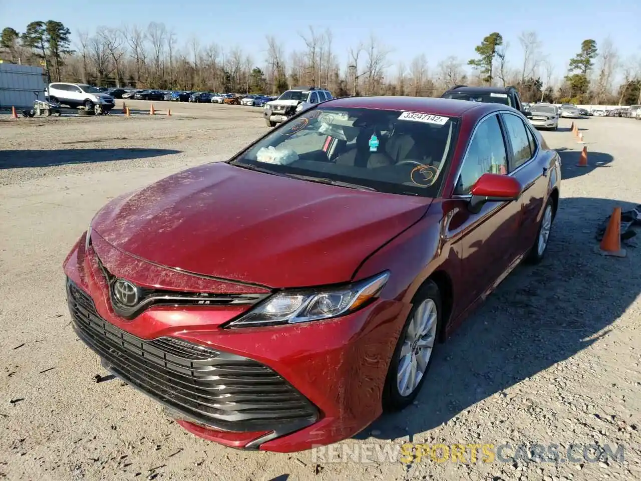 2 Photograph of a damaged car 4T1C11AK9LU359775 TOYOTA CAMRY 2020