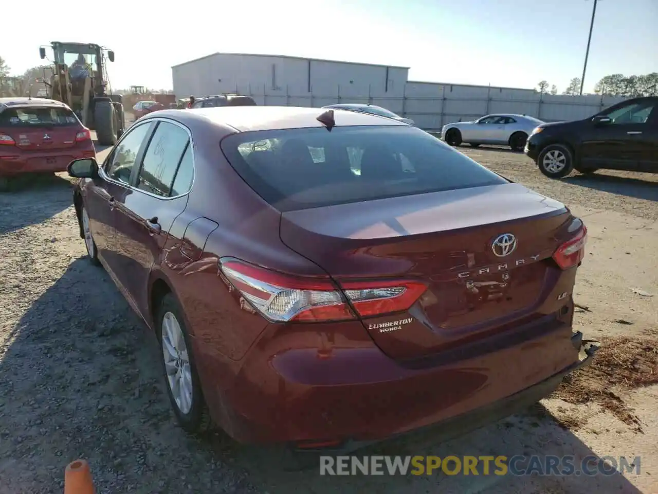 3 Photograph of a damaged car 4T1C11AK9LU359775 TOYOTA CAMRY 2020