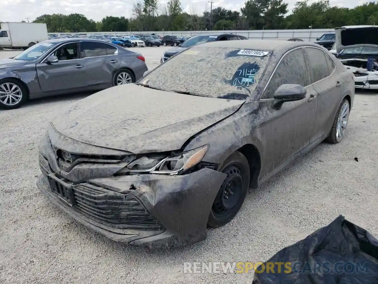 2 Photograph of a damaged car 4T1C11AK9LU363471 TOYOTA CAMRY 2020