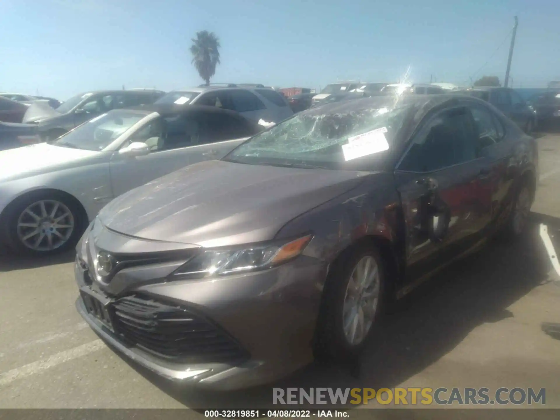 2 Photograph of a damaged car 4T1C11AK9LU365821 TOYOTA CAMRY 2020