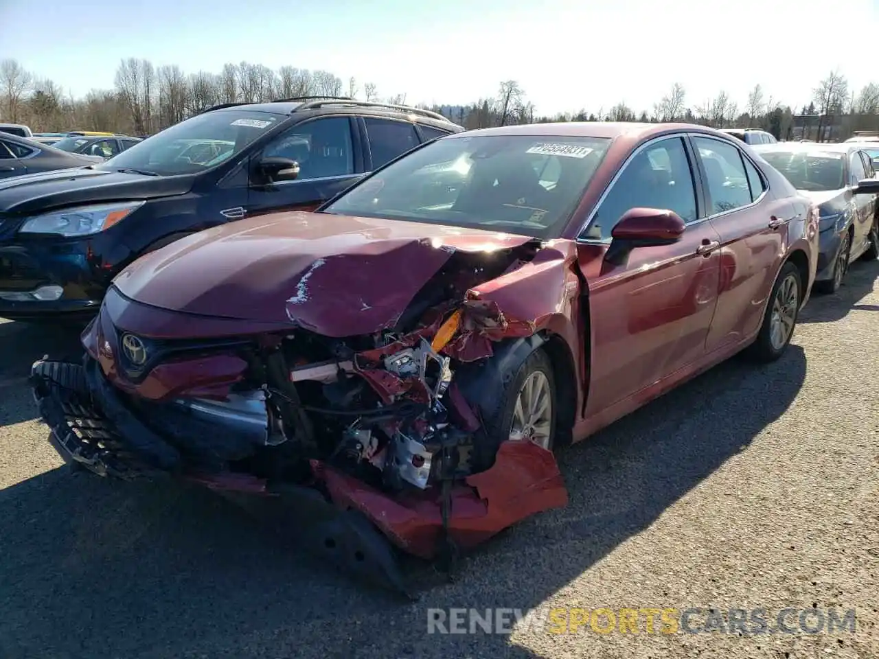 2 Photograph of a damaged car 4T1C11AK9LU374096 TOYOTA CAMRY 2020