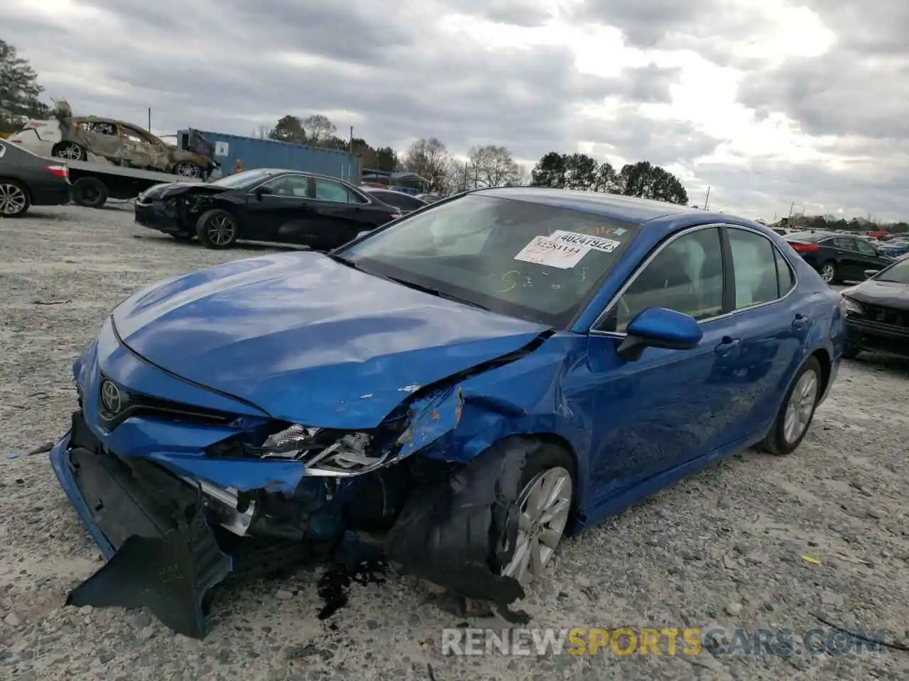 2 Photograph of a damaged car 4T1C11AK9LU379069 TOYOTA CAMRY 2020