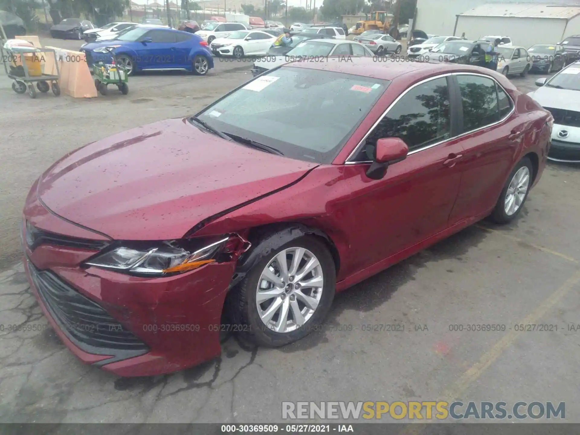 2 Photograph of a damaged car 4T1C11AK9LU379346 TOYOTA CAMRY 2020