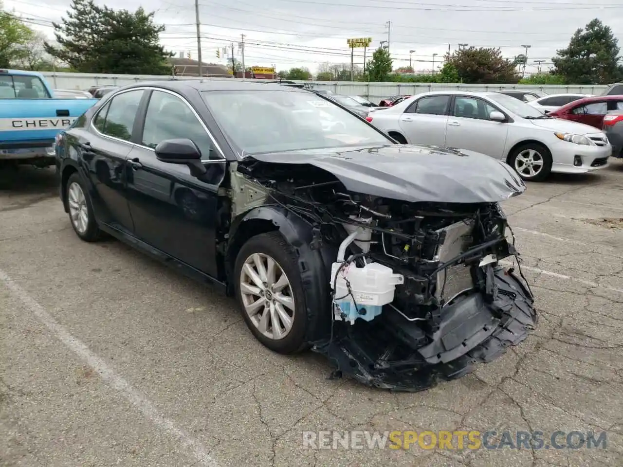 1 Photograph of a damaged car 4T1C11AK9LU385020 TOYOTA CAMRY 2020