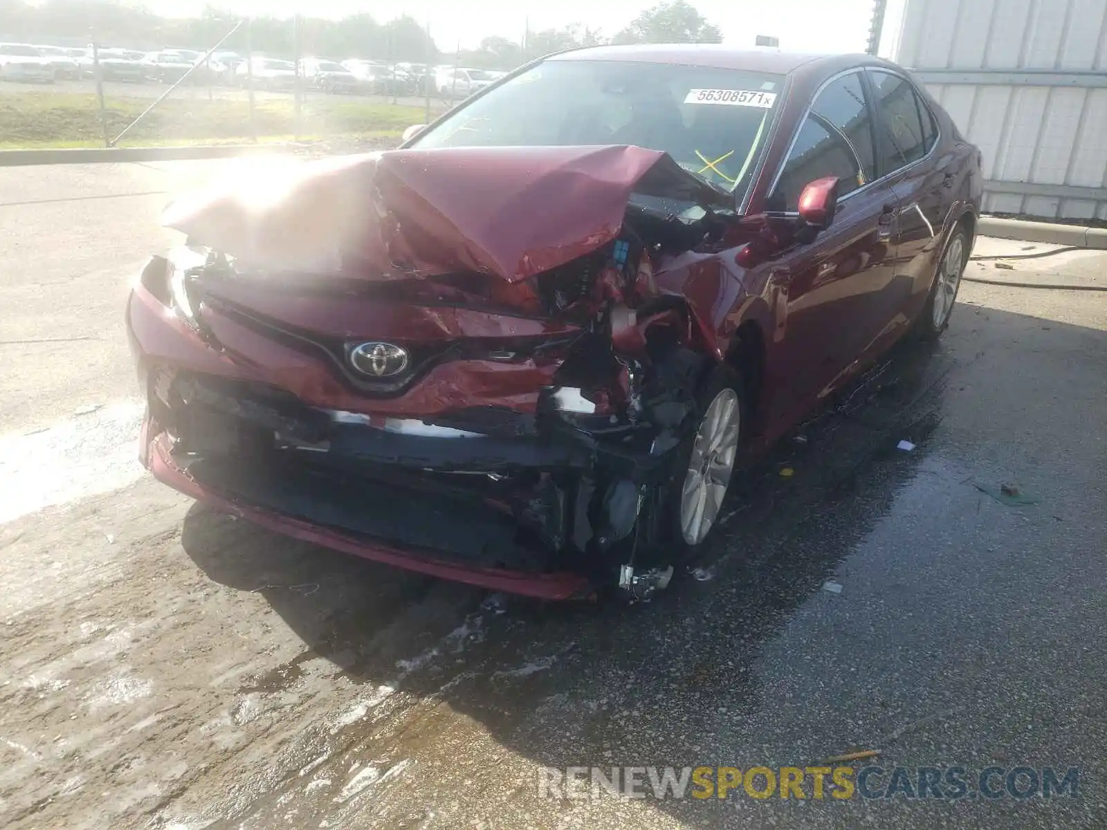 2 Photograph of a damaged car 4T1C11AK9LU386071 TOYOTA CAMRY 2020