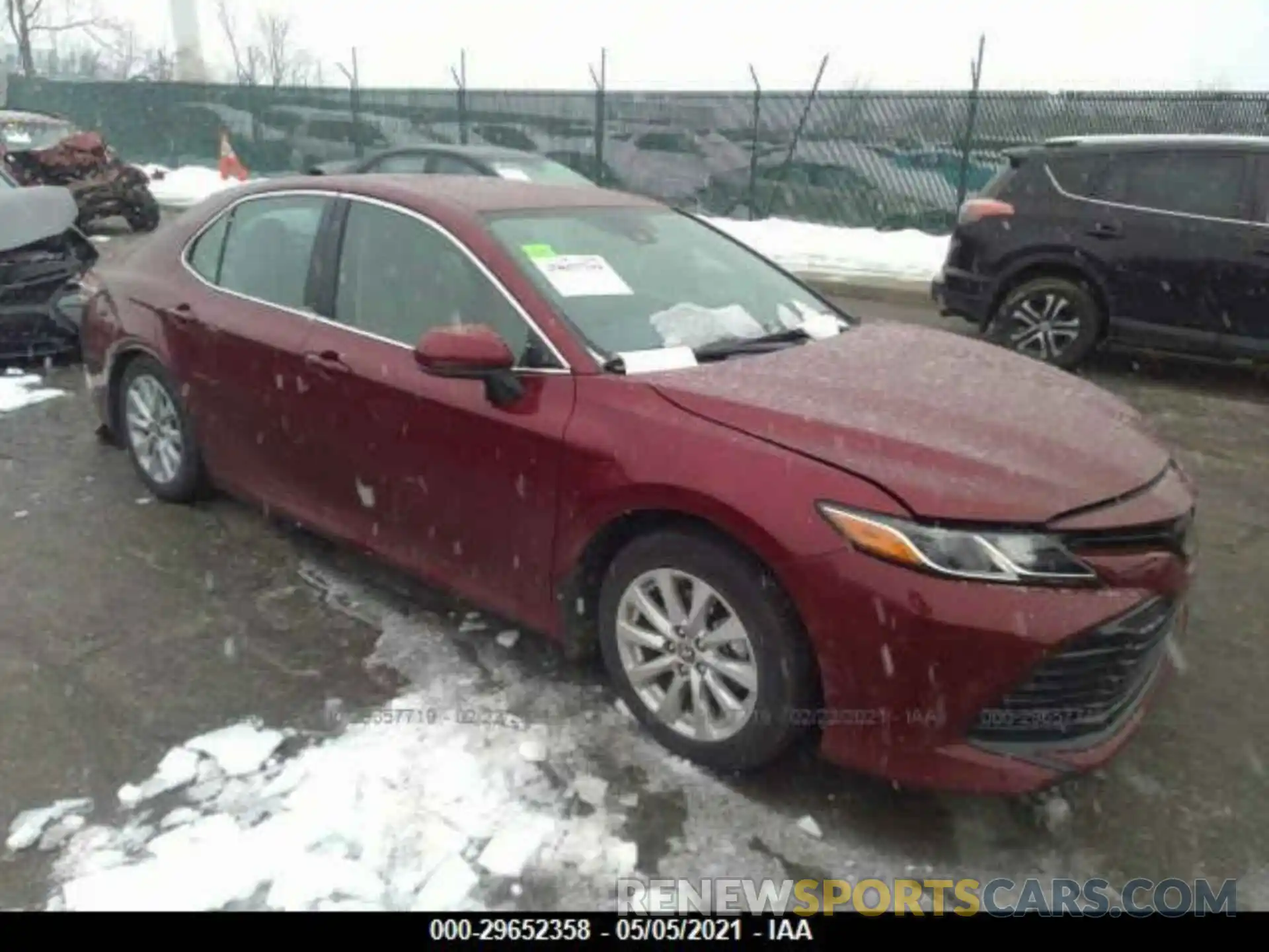 1 Photograph of a damaged car 4T1C11AK9LU400616 TOYOTA CAMRY 2020