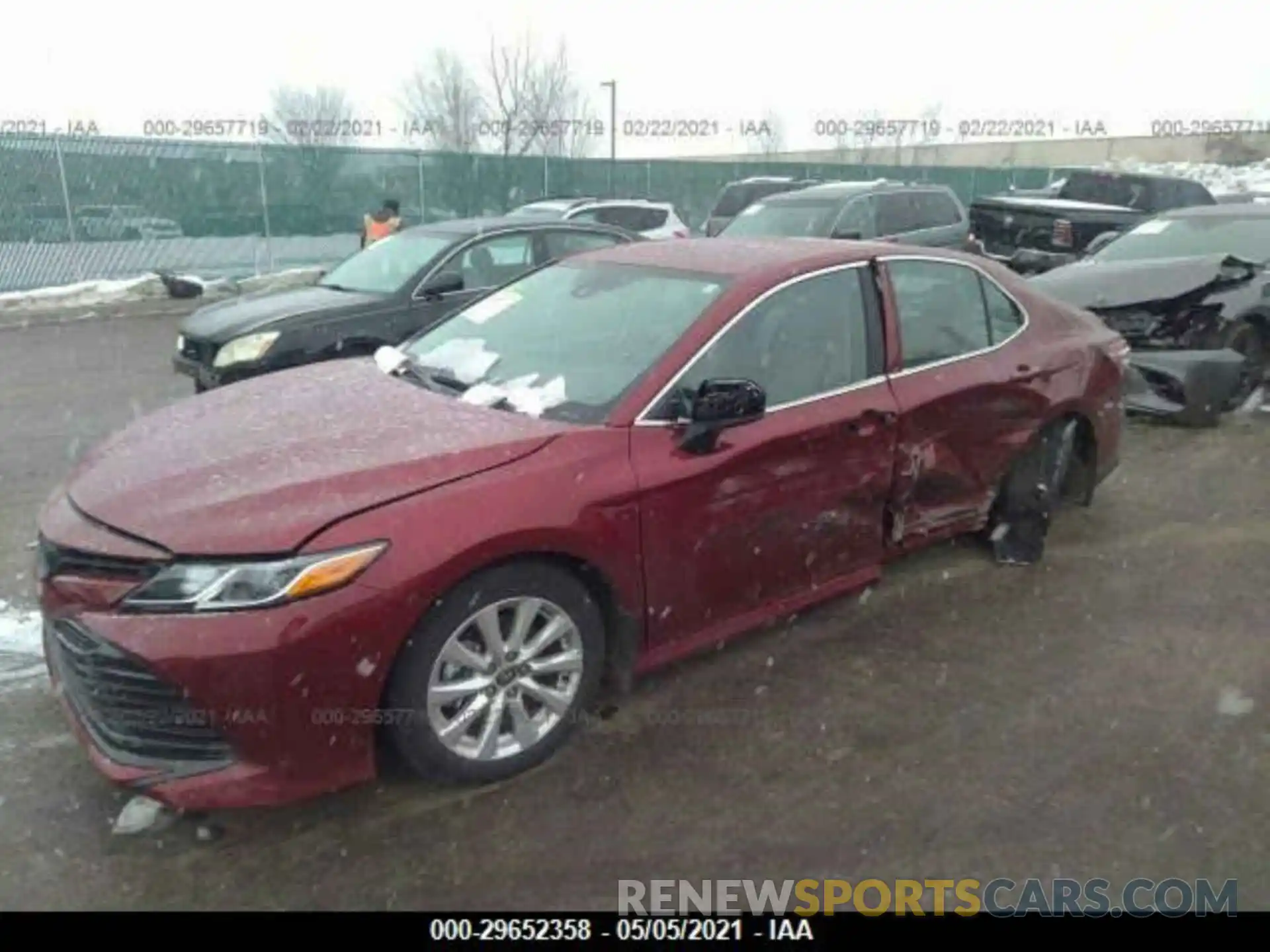 2 Photograph of a damaged car 4T1C11AK9LU400616 TOYOTA CAMRY 2020