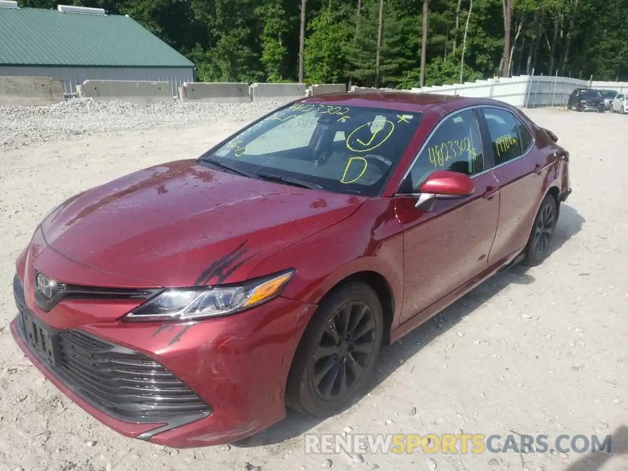 2 Photograph of a damaged car 4T1C11AK9LU507780 TOYOTA CAMRY 2020