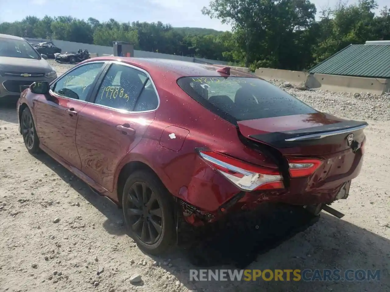 3 Photograph of a damaged car 4T1C11AK9LU507780 TOYOTA CAMRY 2020