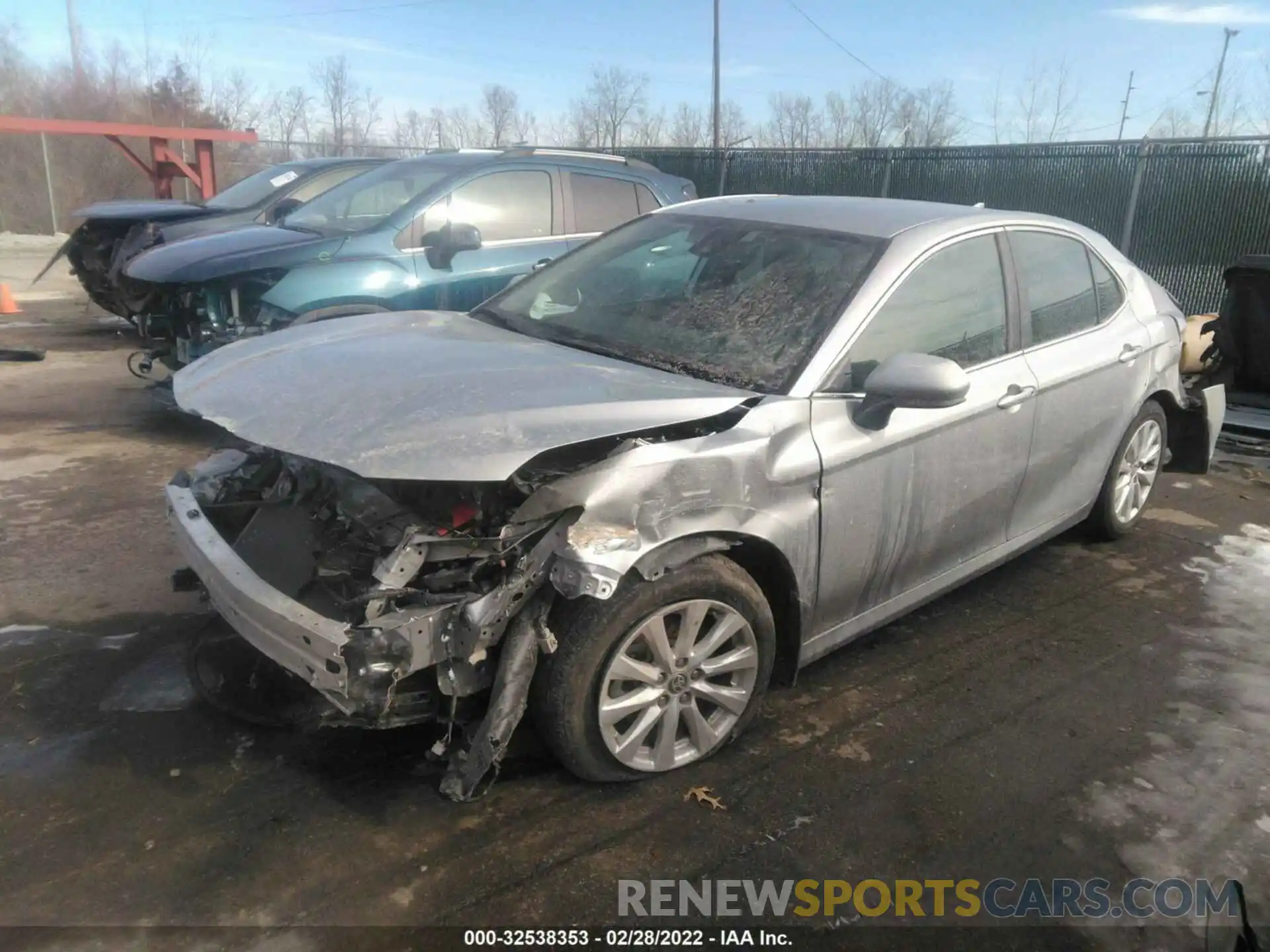 2 Photograph of a damaged car 4T1C11AK9LU509593 TOYOTA CAMRY 2020