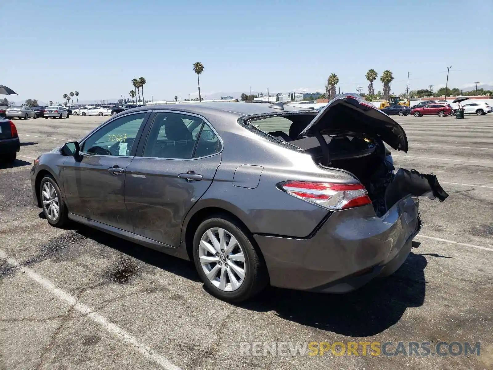 3 Photograph of a damaged car 4T1C11AK9LU857863 TOYOTA CAMRY 2020