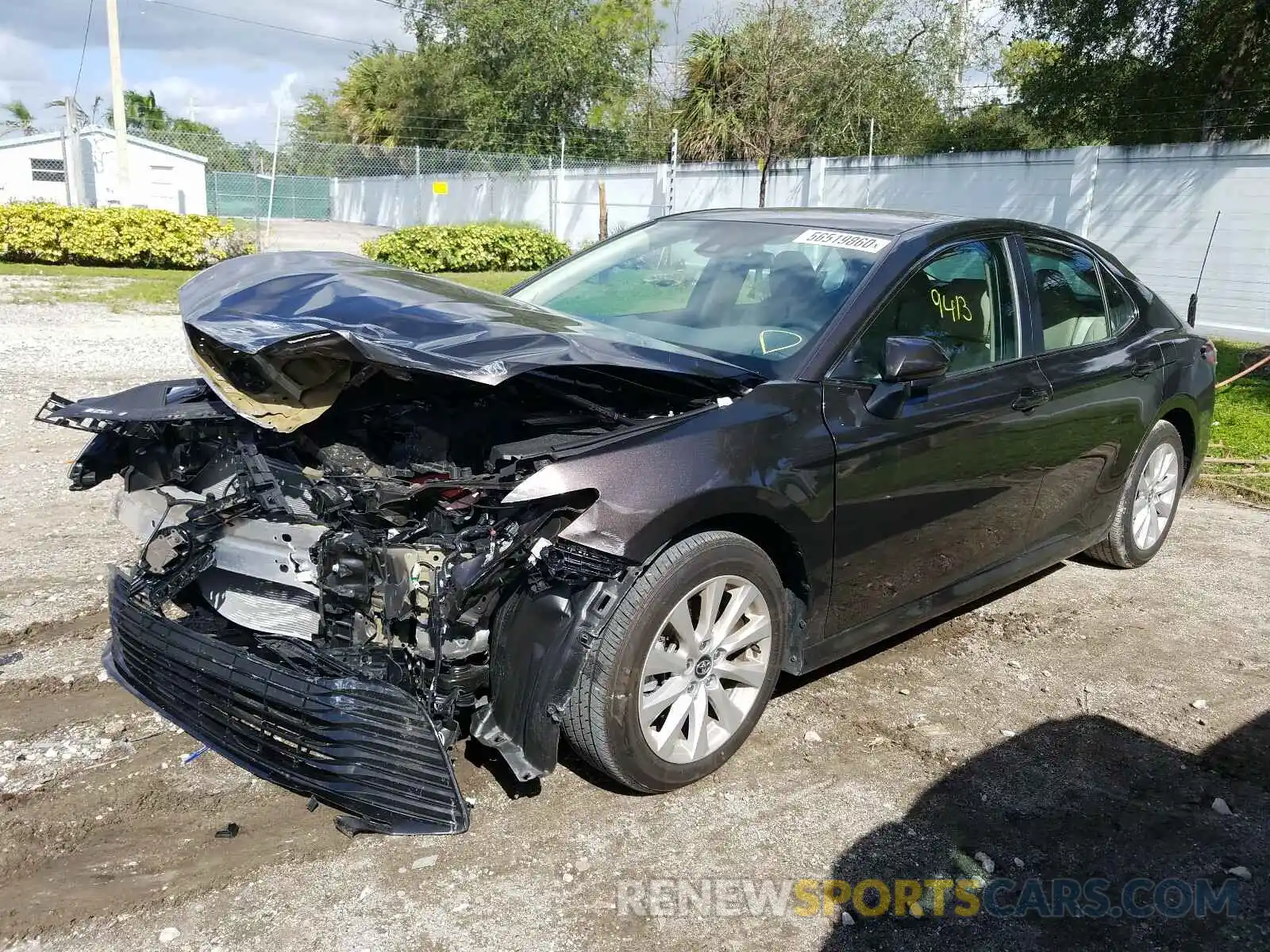 2 Photograph of a damaged car 4T1C11AK9LU858477 TOYOTA CAMRY 2020