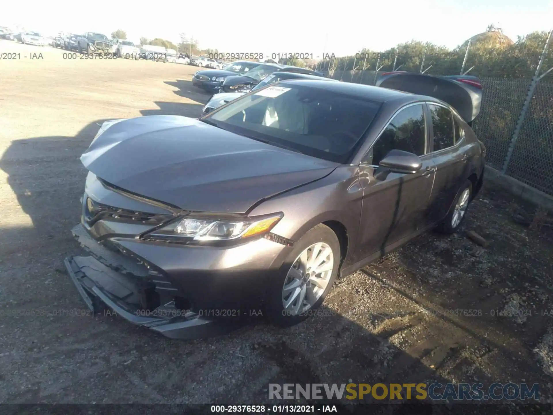 2 Photograph of a damaged car 4T1C11AK9LU865123 TOYOTA CAMRY 2020