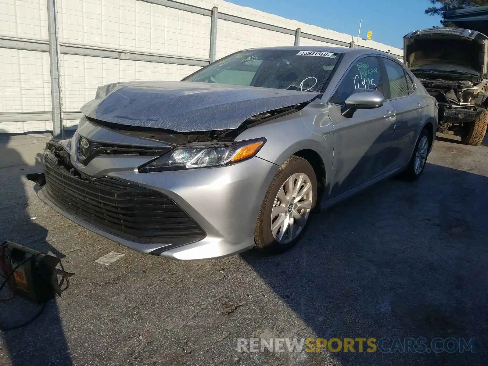 2 Photograph of a damaged car 4T1C11AK9LU878423 TOYOTA CAMRY 2020