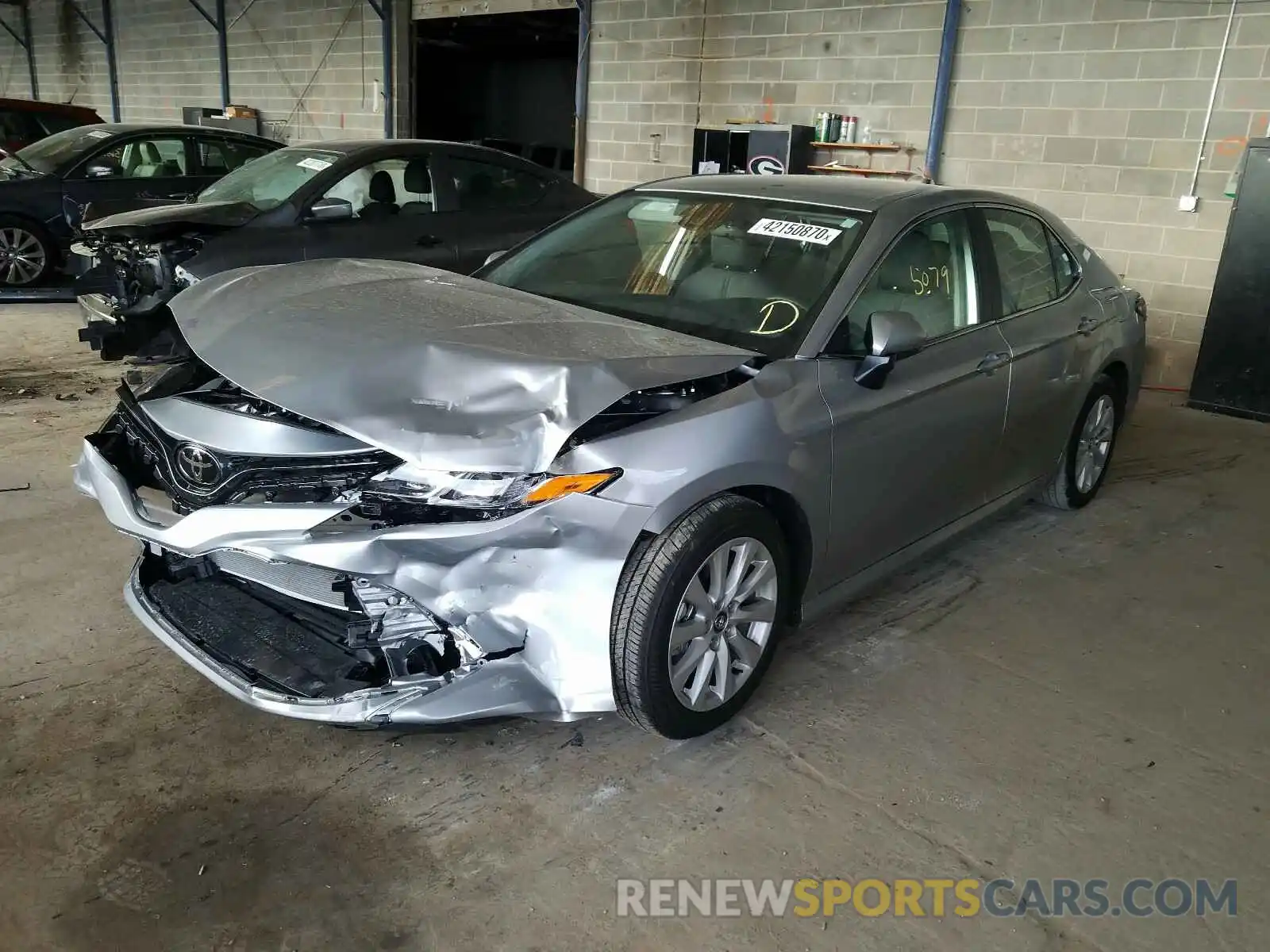 2 Photograph of a damaged car 4T1C11AK9LU881256 TOYOTA CAMRY 2020