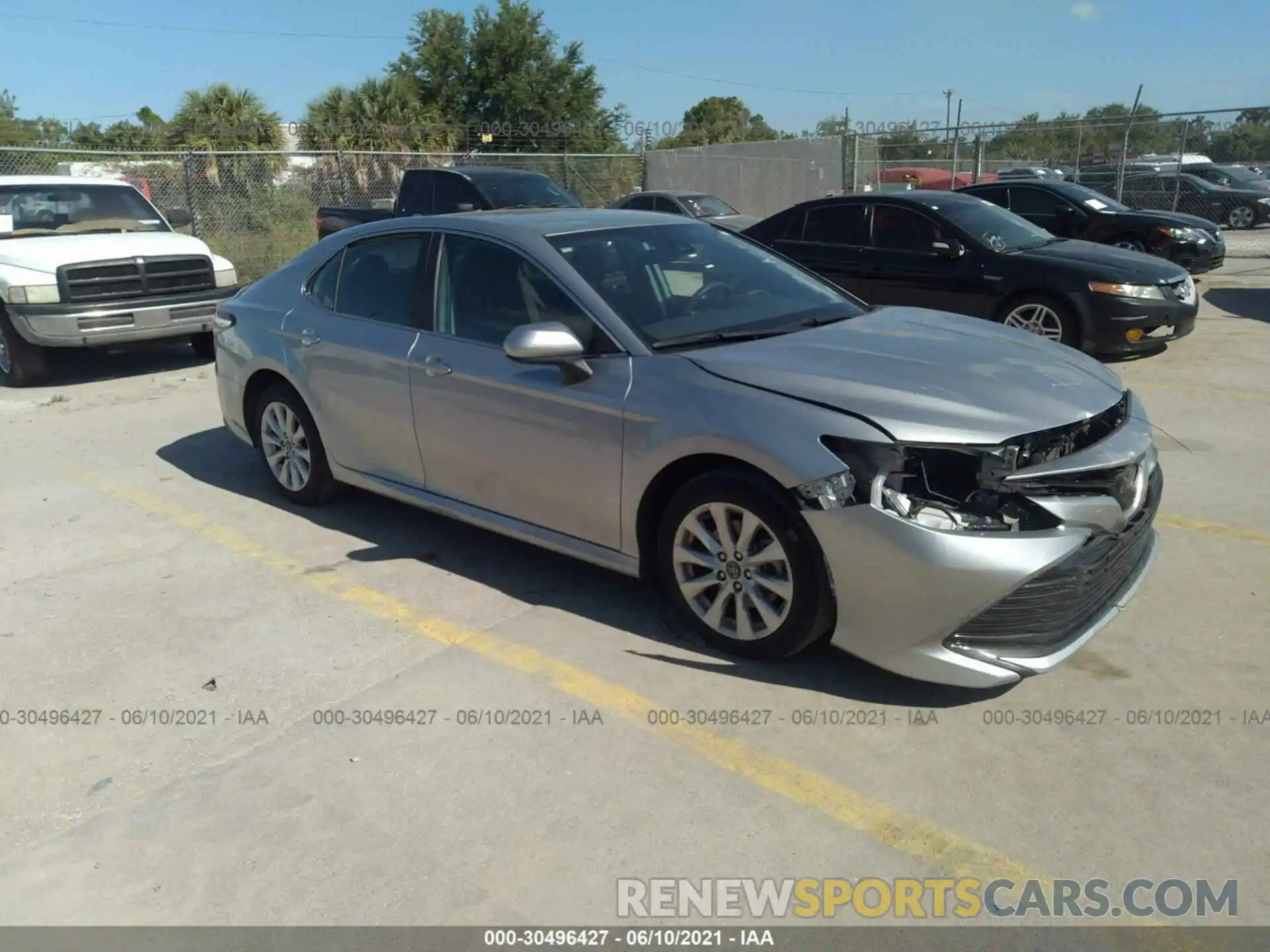 1 Photograph of a damaged car 4T1C11AK9LU887137 TOYOTA CAMRY 2020