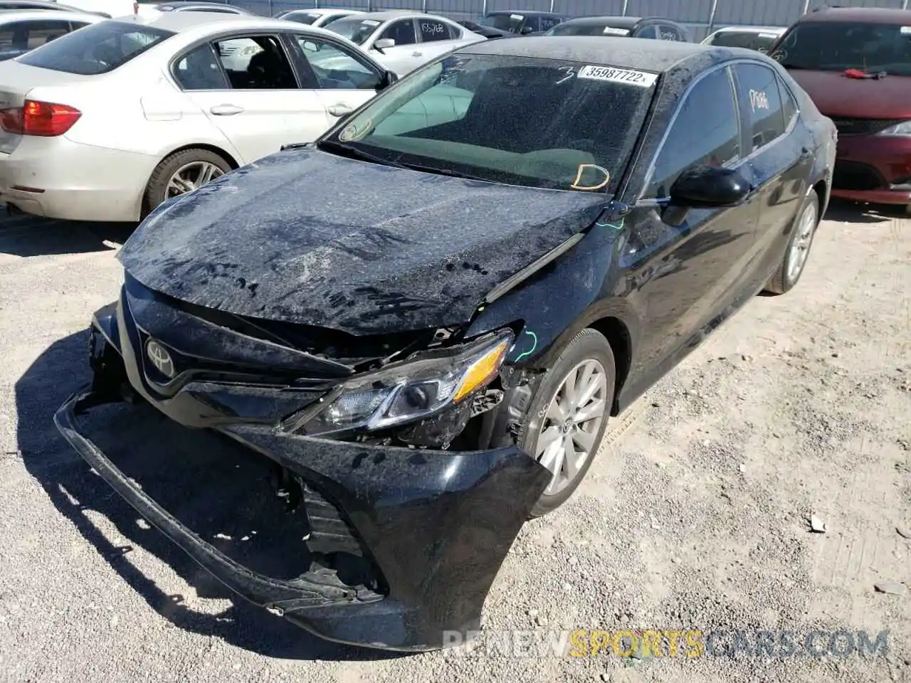 2 Photograph of a damaged car 4T1C11AK9LU889275 TOYOTA CAMRY 2020