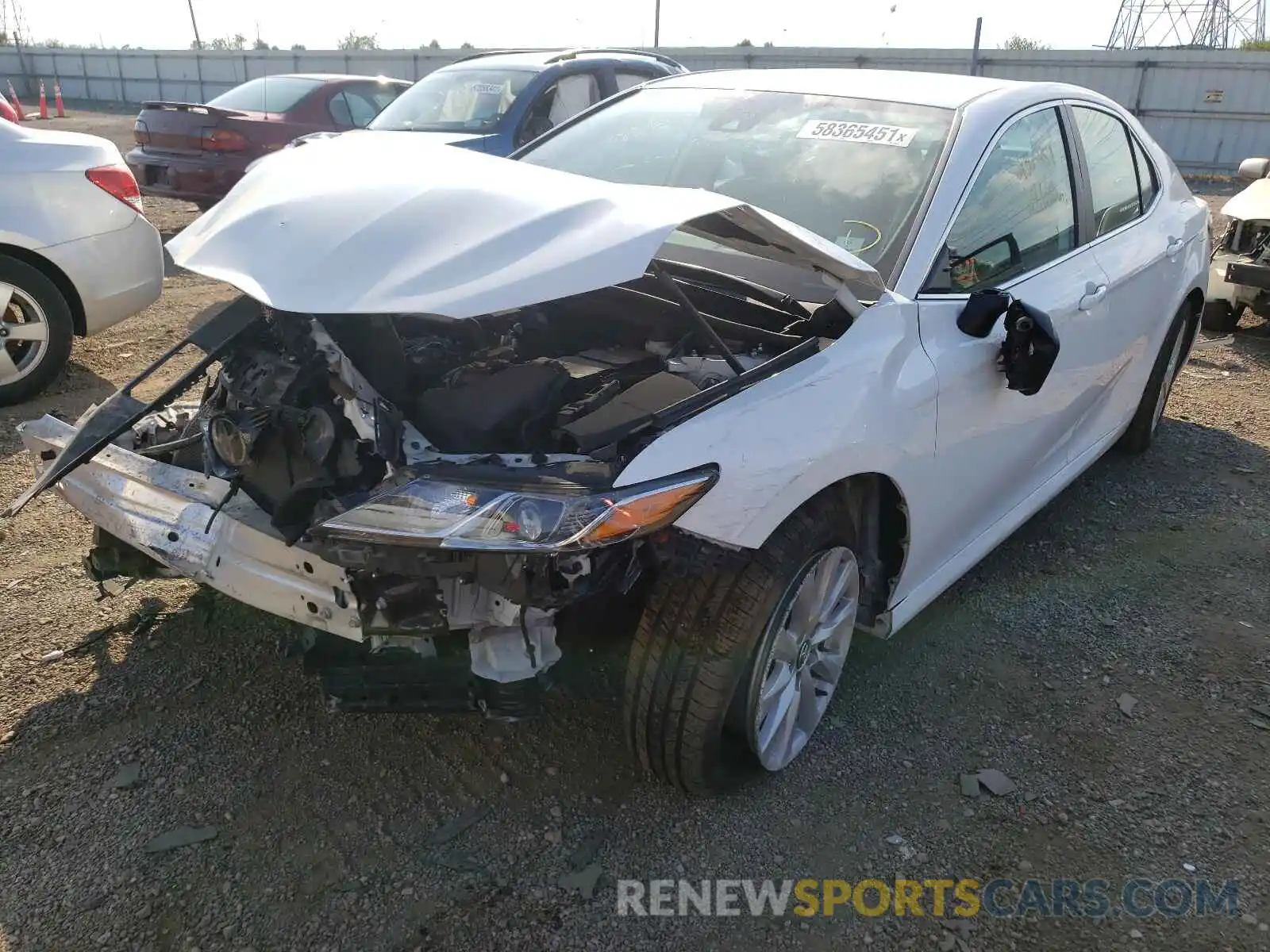 2 Photograph of a damaged car 4T1C11AK9LU890815 TOYOTA CAMRY 2020