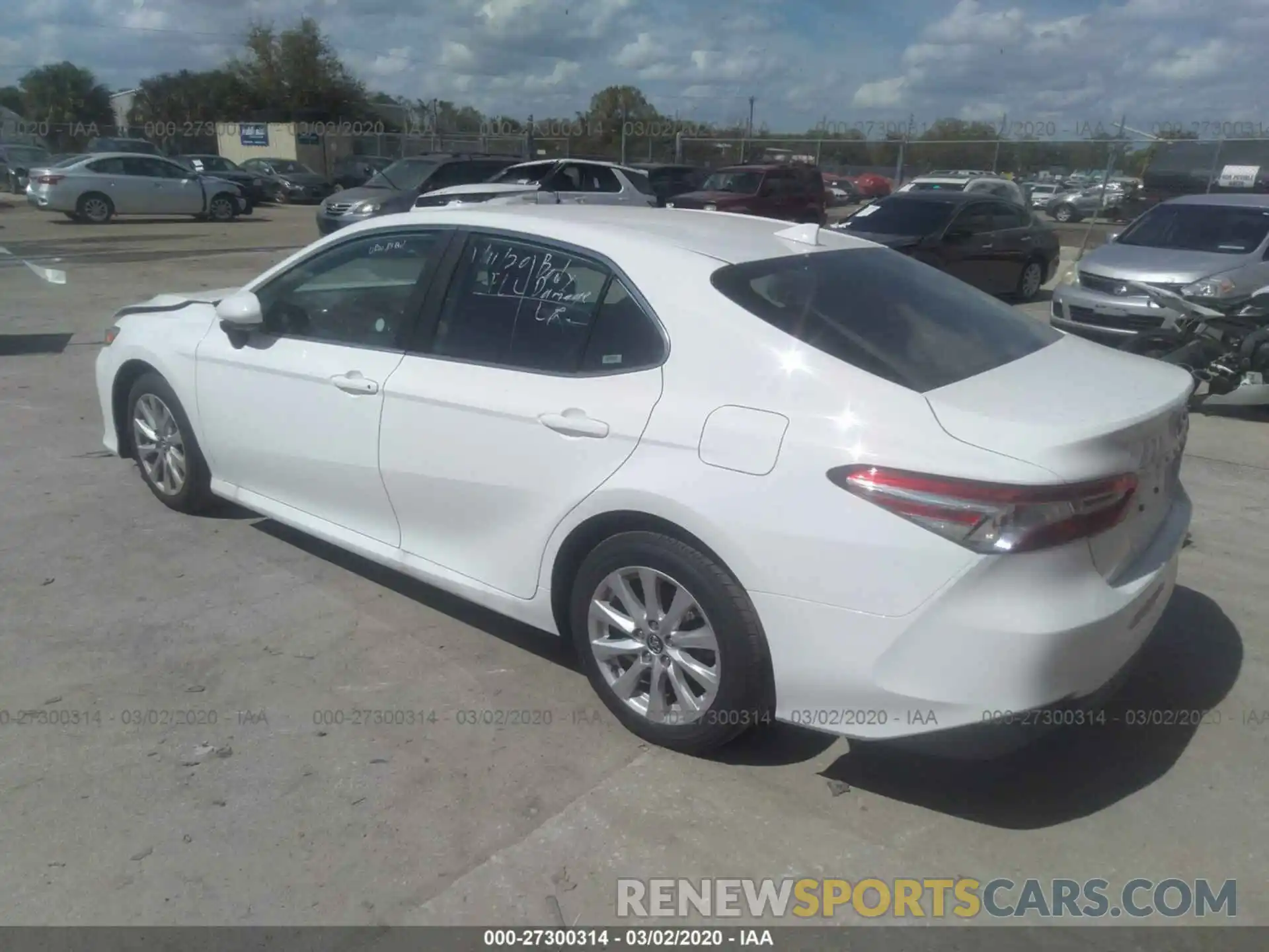 3 Photograph of a damaged car 4T1C11AK9LU891141 TOYOTA CAMRY 2020