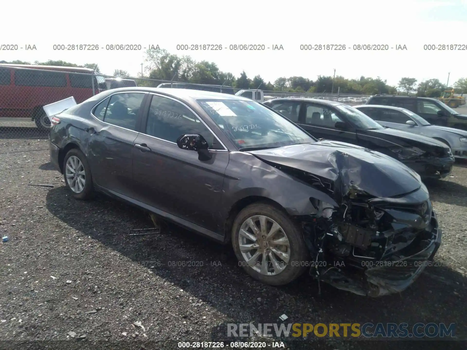 1 Photograph of a damaged car 4T1C11AK9LU893018 TOYOTA CAMRY 2020