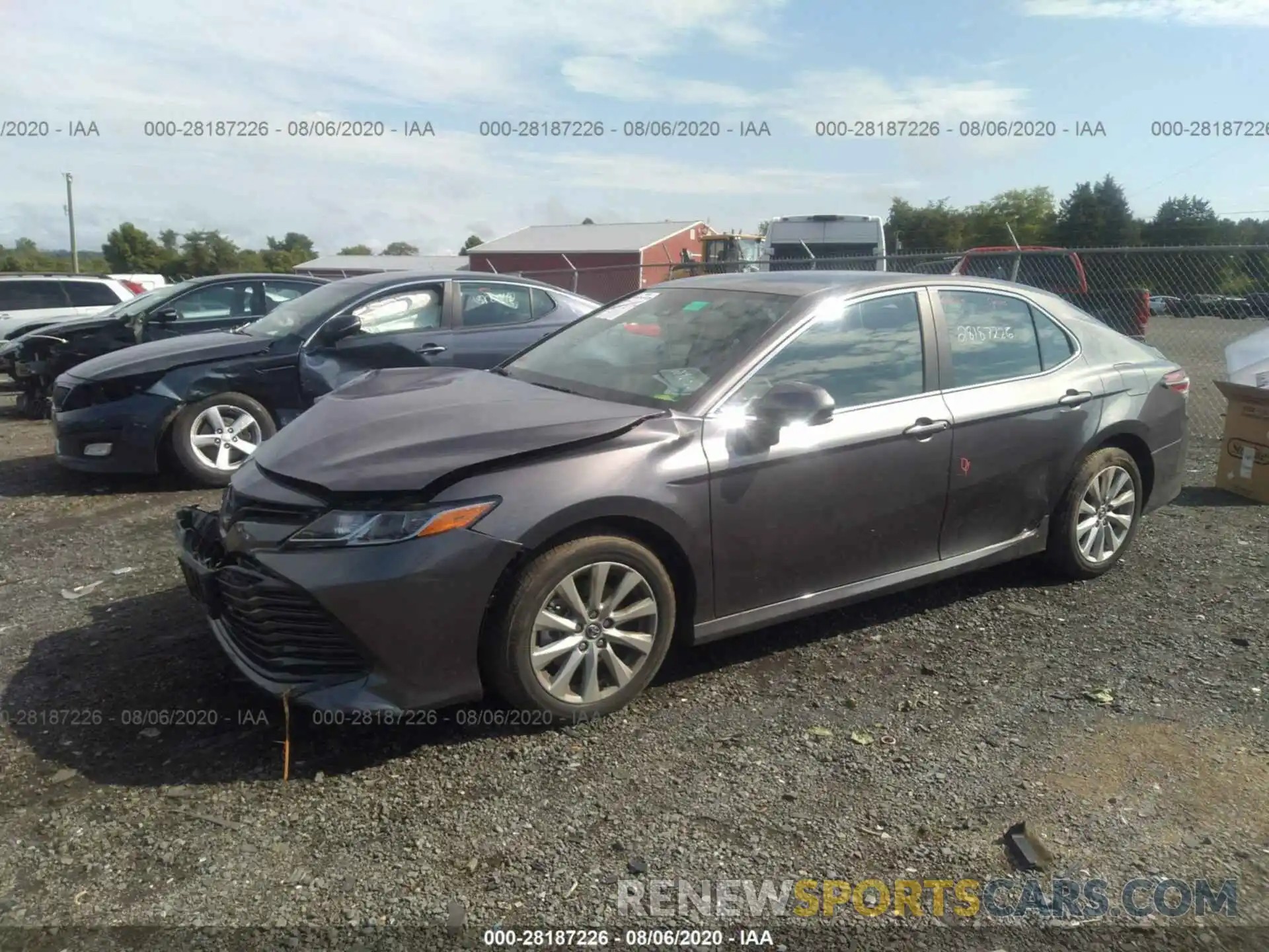 2 Photograph of a damaged car 4T1C11AK9LU893018 TOYOTA CAMRY 2020