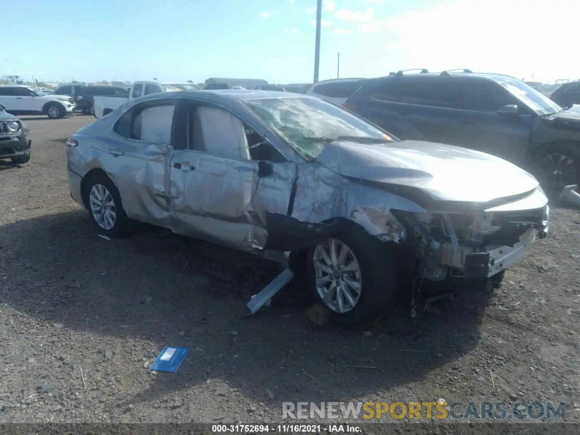 1 Photograph of a damaged car 4T1C11AK9LU893519 TOYOTA CAMRY 2020