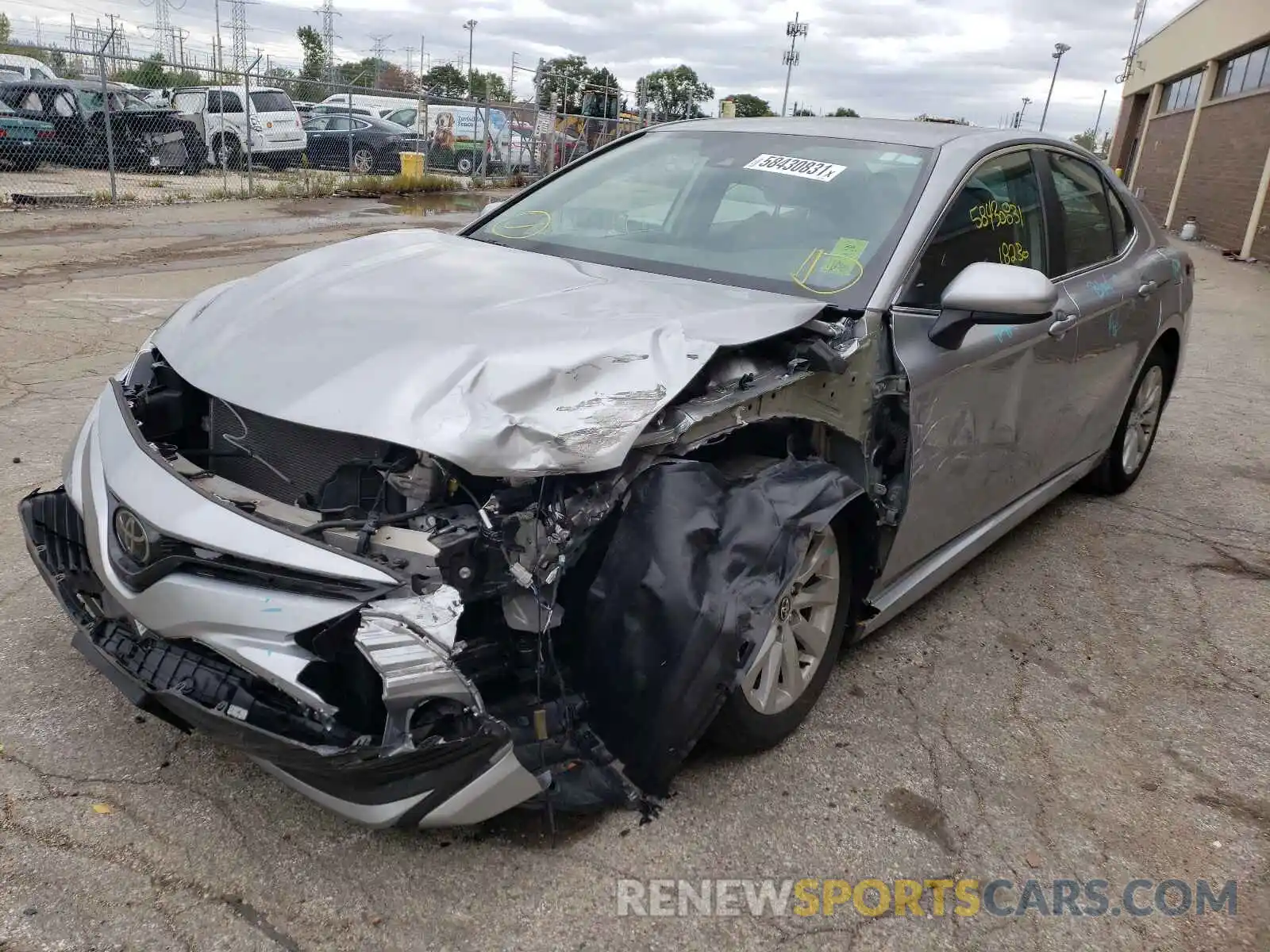 2 Photograph of a damaged car 4T1C11AK9LU905488 TOYOTA CAMRY 2020