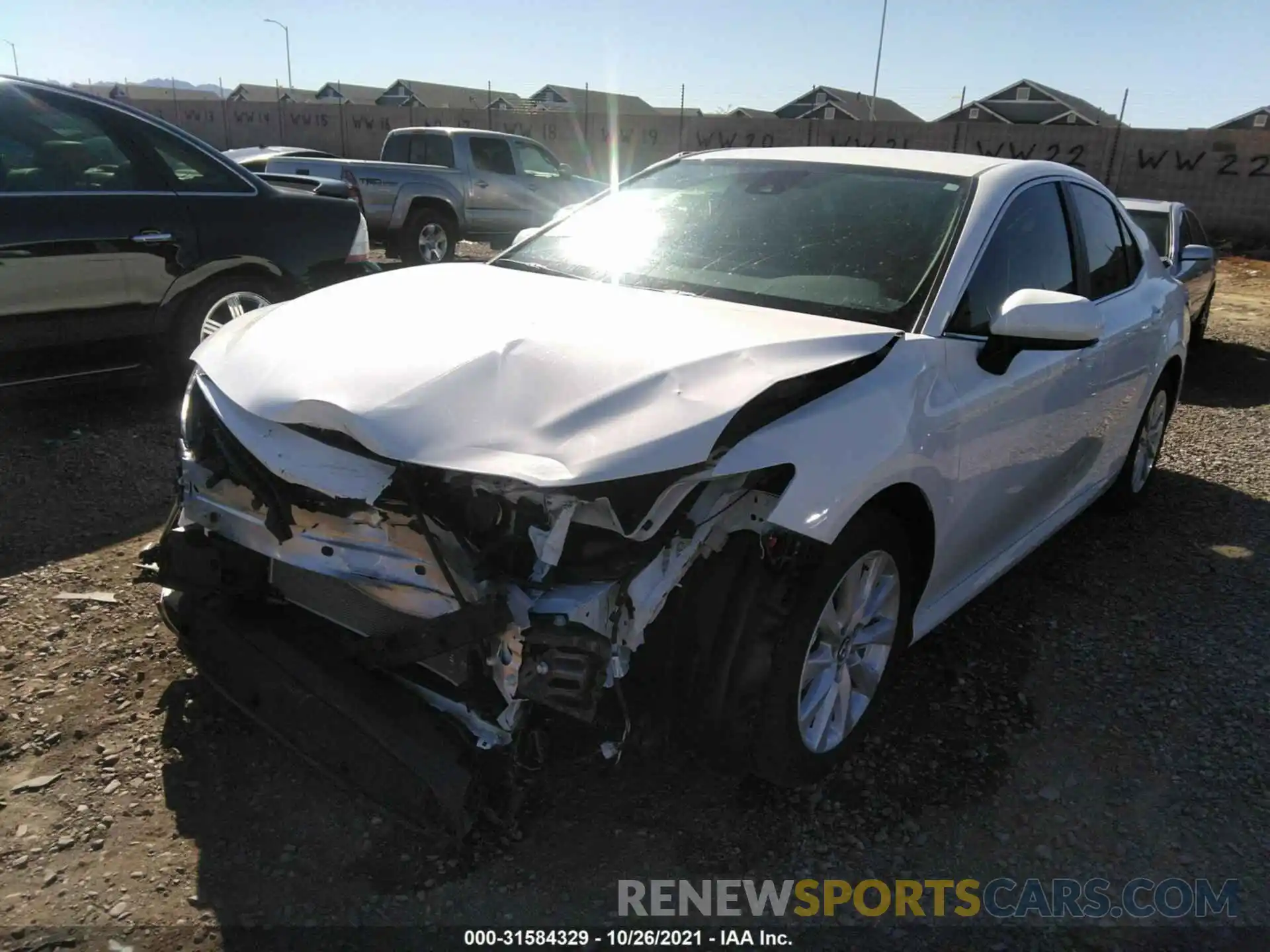 2 Photograph of a damaged car 4T1C11AK9LU907807 TOYOTA CAMRY 2020