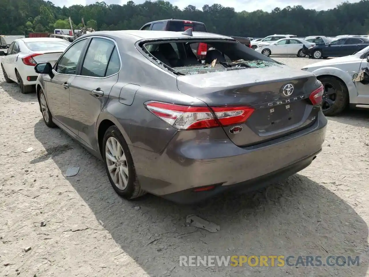 3 Photograph of a damaged car 4T1C11AK9LU910853 TOYOTA CAMRY 2020