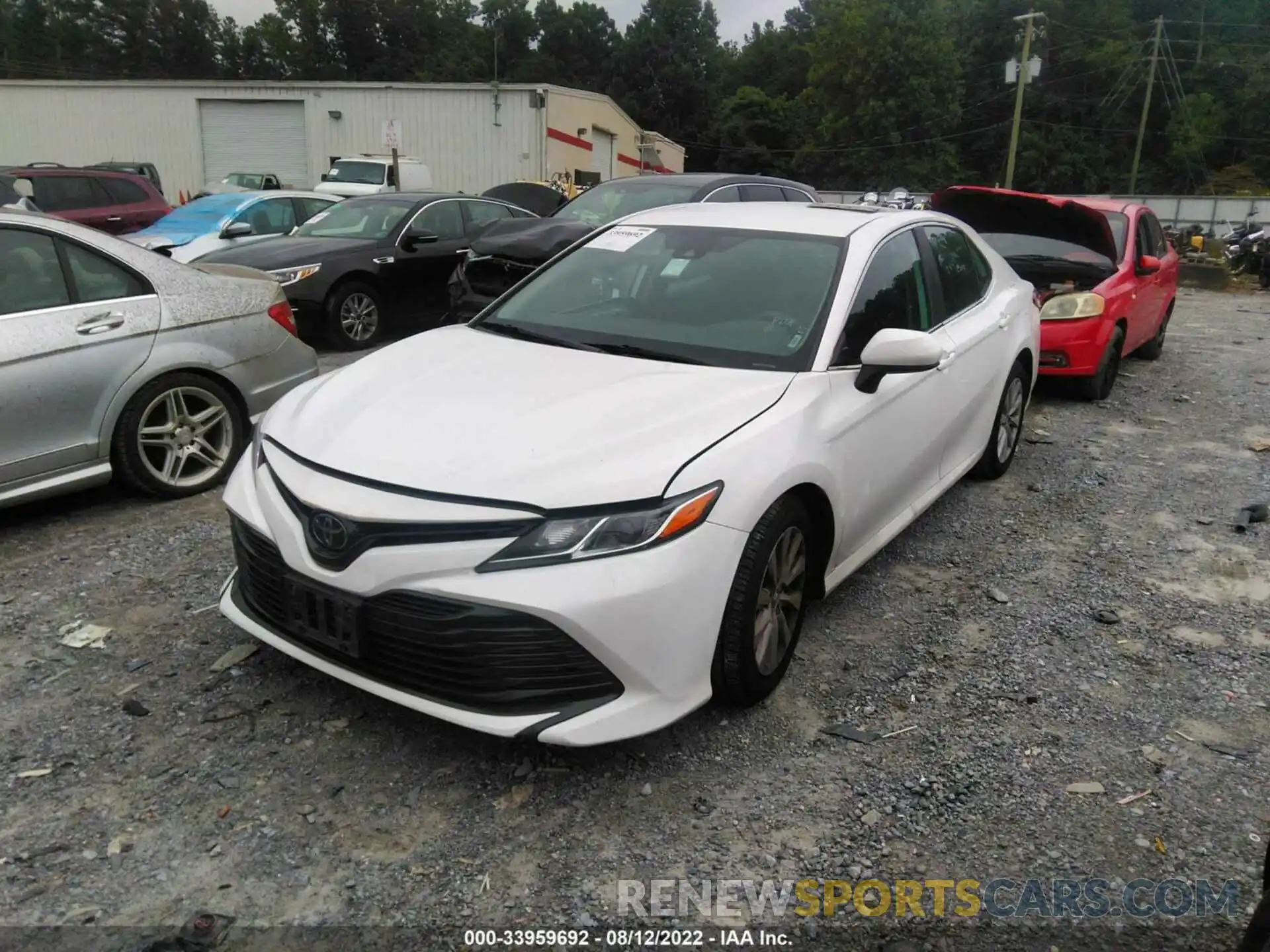 2 Photograph of a damaged car 4T1C11AK9LU916491 TOYOTA CAMRY 2020