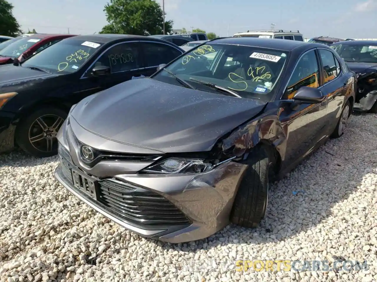 2 Photograph of a damaged car 4T1C11AK9LU917205 TOYOTA CAMRY 2020