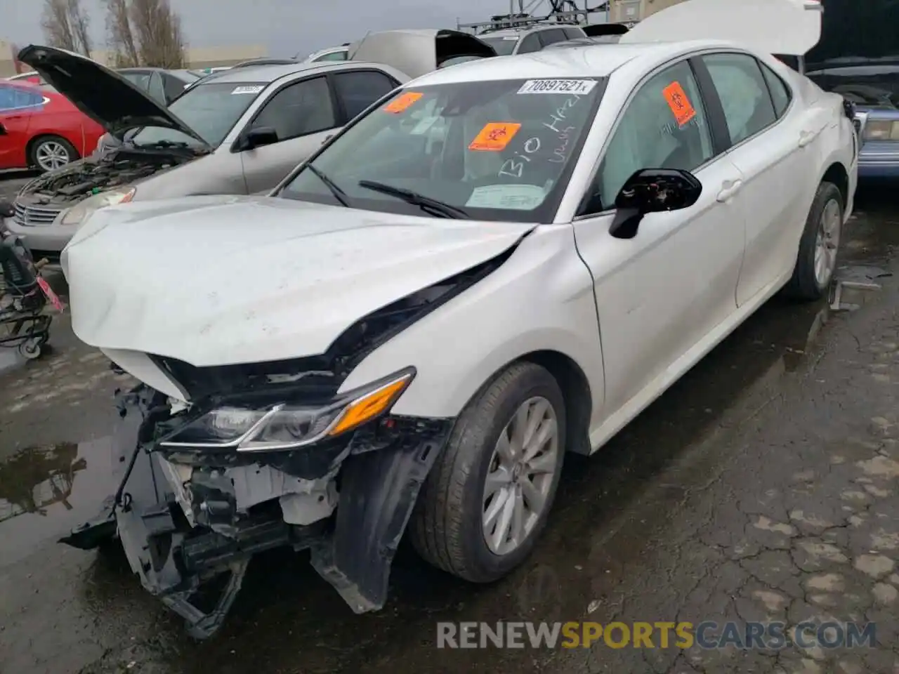 2 Photograph of a damaged car 4T1C11AK9LU918368 TOYOTA CAMRY 2020