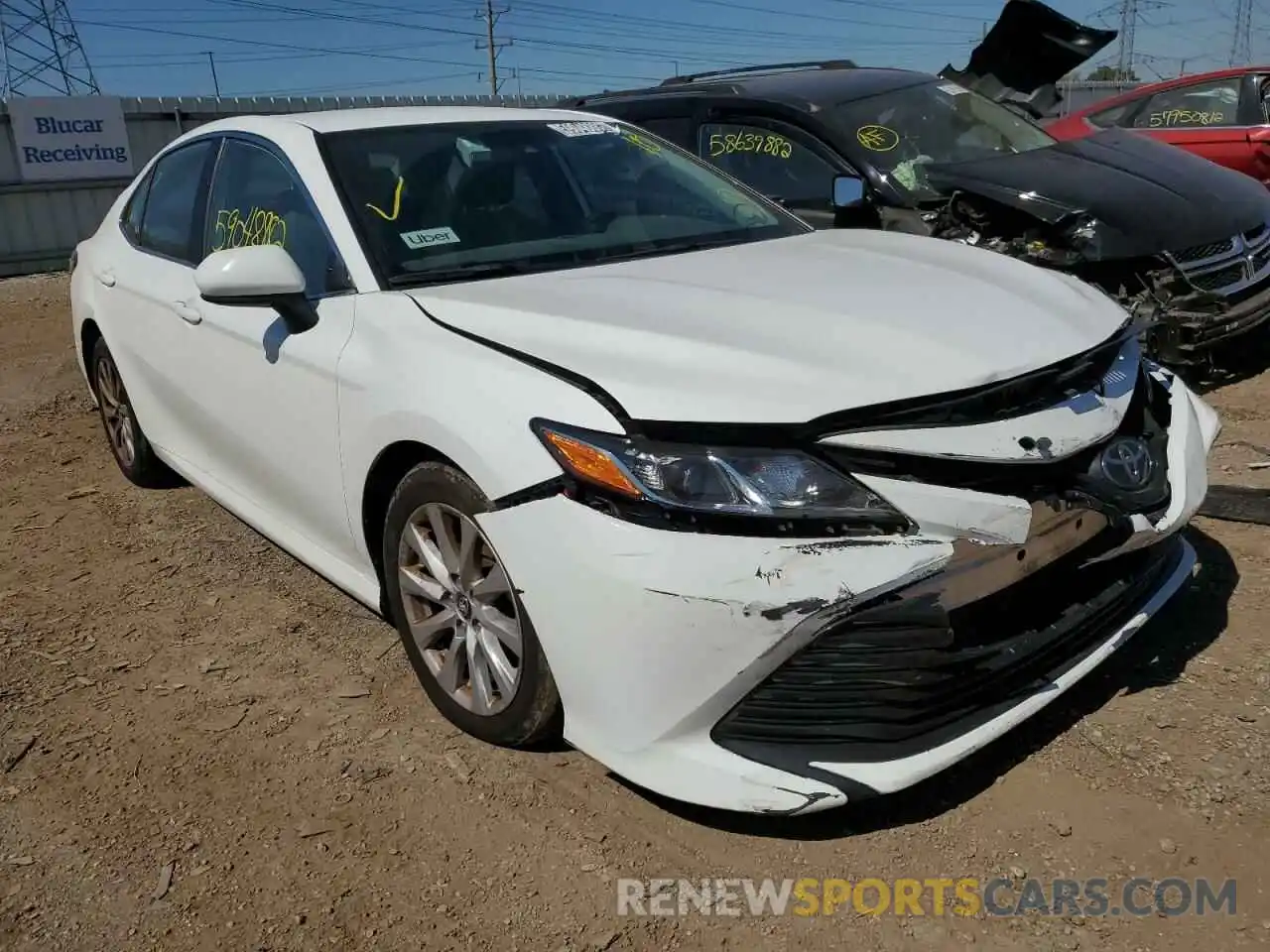 1 Photograph of a damaged car 4T1C11AK9LU919018 TOYOTA CAMRY 2020