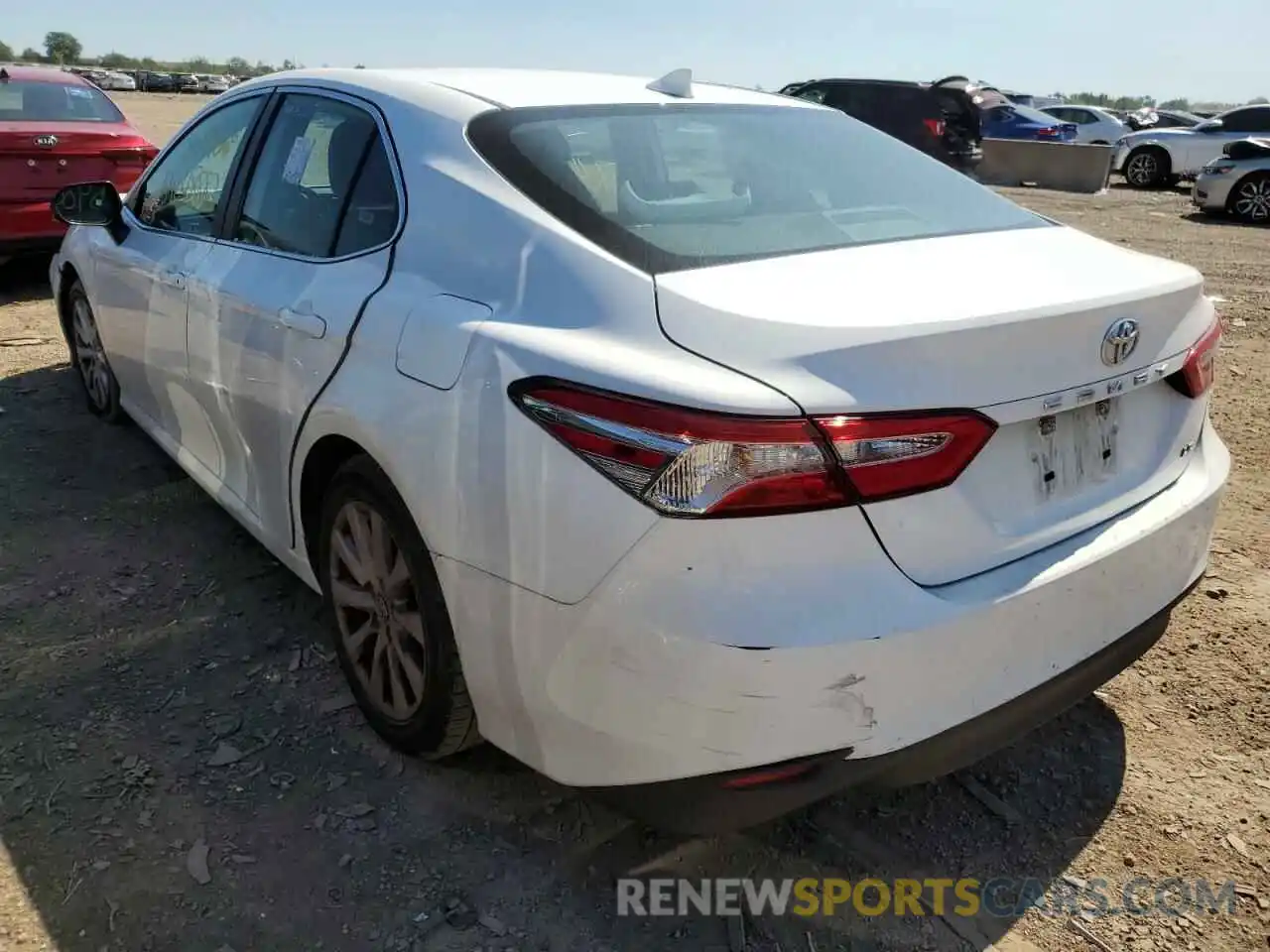 3 Photograph of a damaged car 4T1C11AK9LU919018 TOYOTA CAMRY 2020