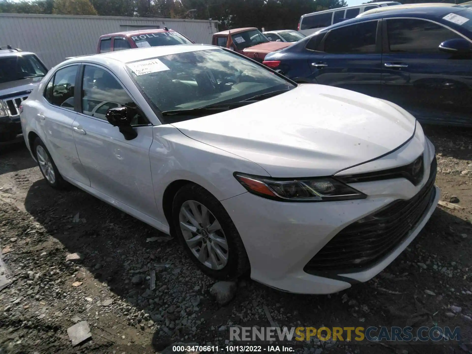 1 Photograph of a damaged car 4T1C11AK9LU932318 TOYOTA CAMRY 2020