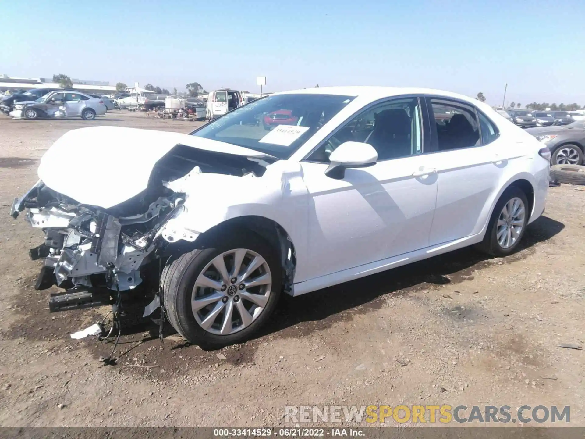 2 Photograph of a damaged car 4T1C11AK9LU938930 TOYOTA CAMRY 2020