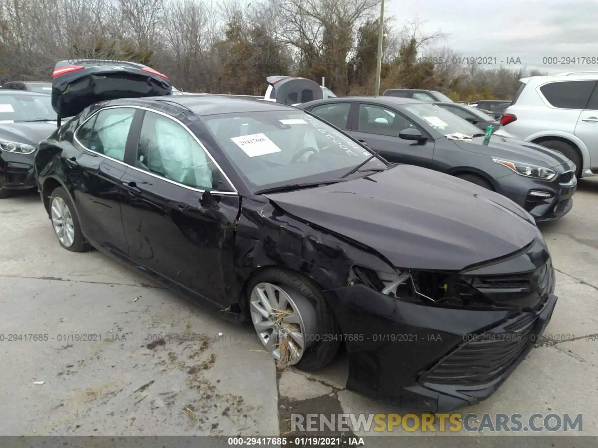 1 Photograph of a damaged car 4T1C11AK9LU939012 TOYOTA CAMRY 2020