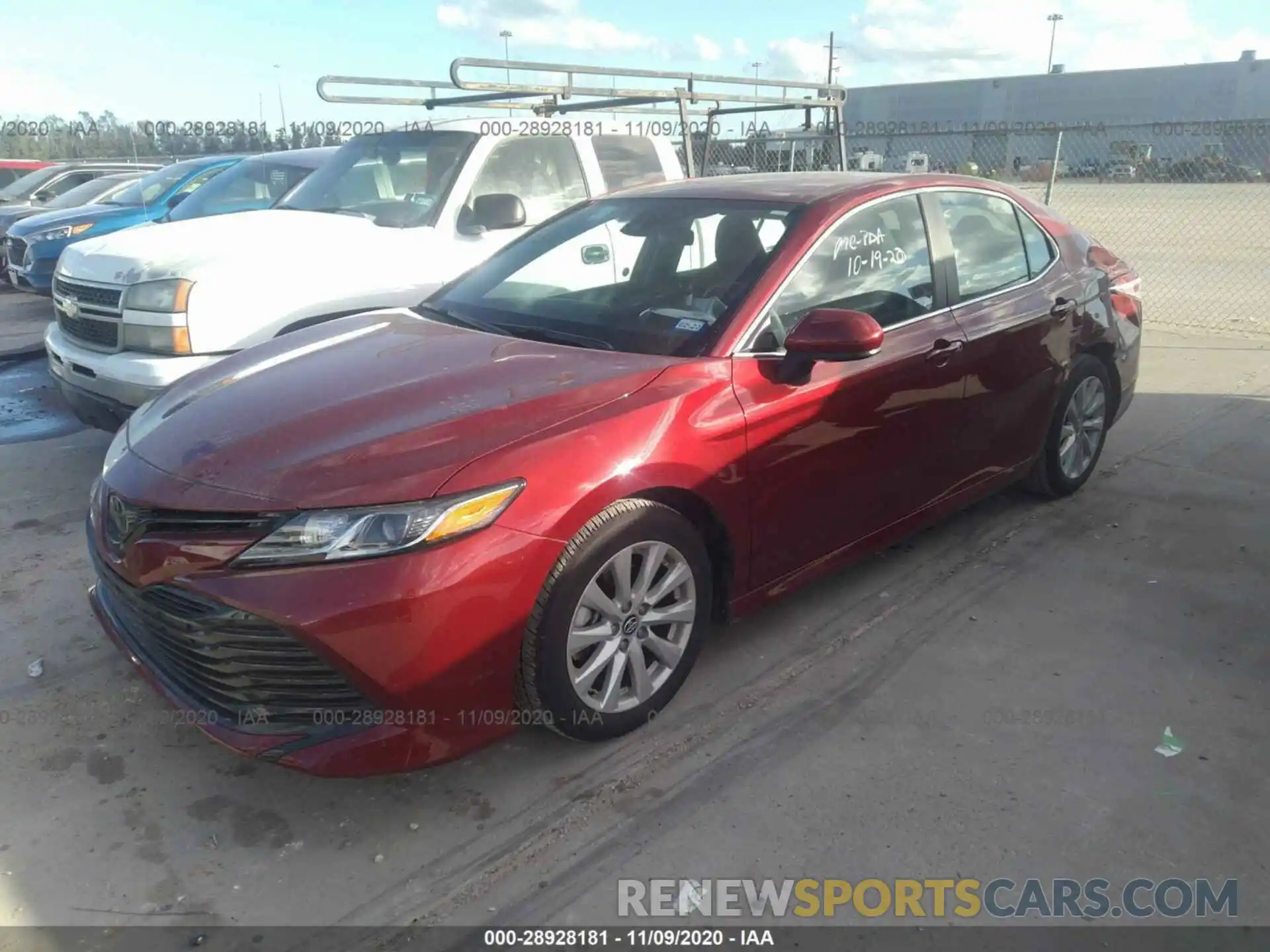 2 Photograph of a damaged car 4T1C11AK9LU944551 TOYOTA CAMRY 2020