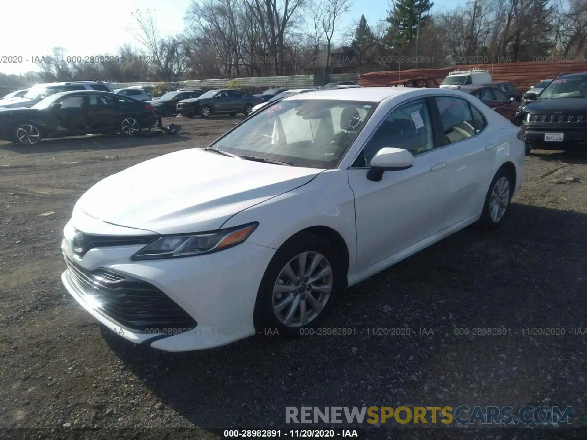 2 Photograph of a damaged car 4T1C11AK9LU949300 TOYOTA CAMRY 2020