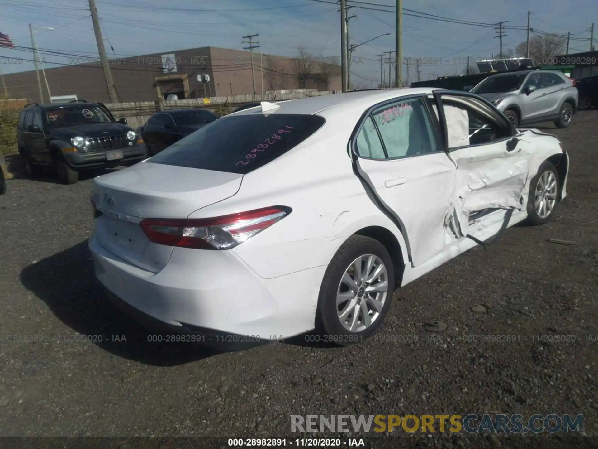 4 Photograph of a damaged car 4T1C11AK9LU949300 TOYOTA CAMRY 2020