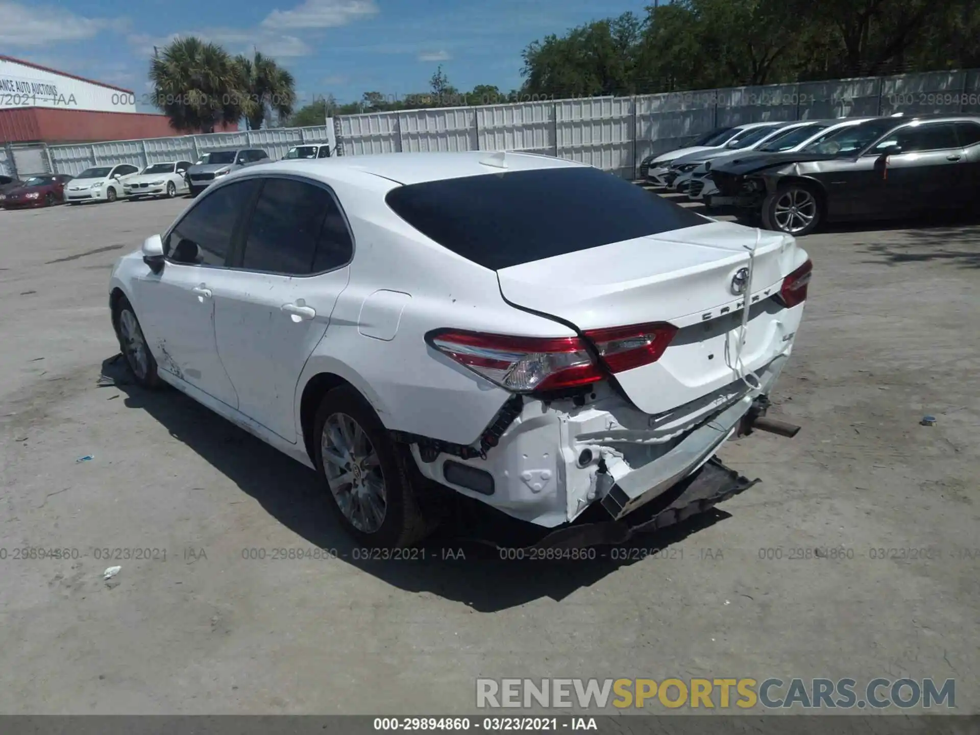 3 Photograph of a damaged car 4T1C11AK9LU949880 TOYOTA CAMRY 2020