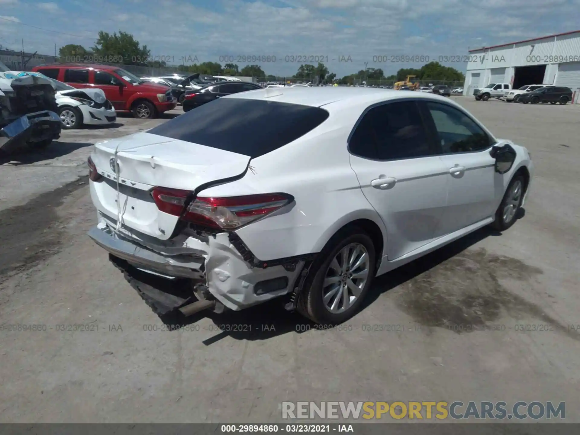 4 Photograph of a damaged car 4T1C11AK9LU949880 TOYOTA CAMRY 2020