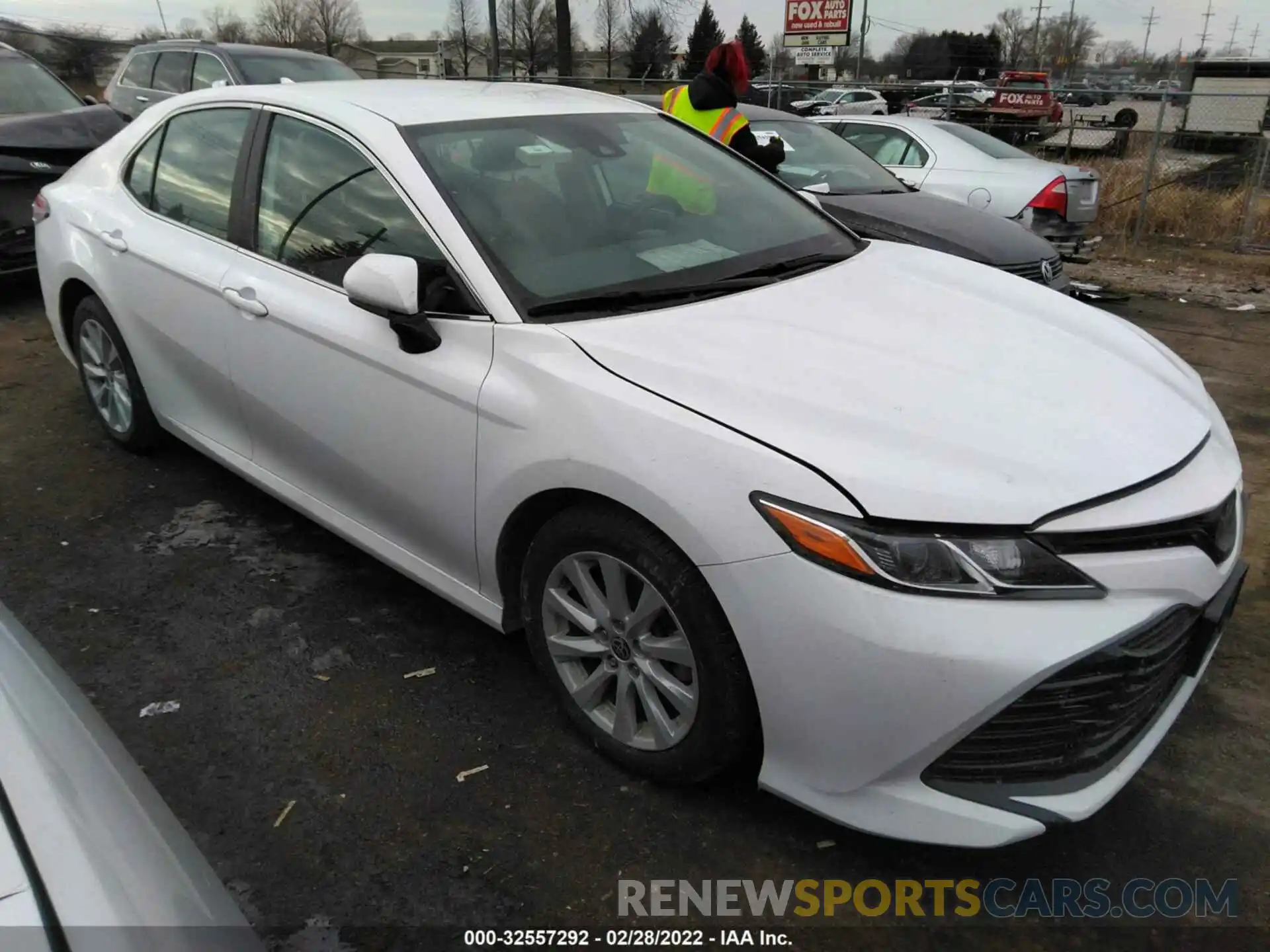 1 Photograph of a damaged car 4T1C11AK9LU951077 TOYOTA CAMRY 2020