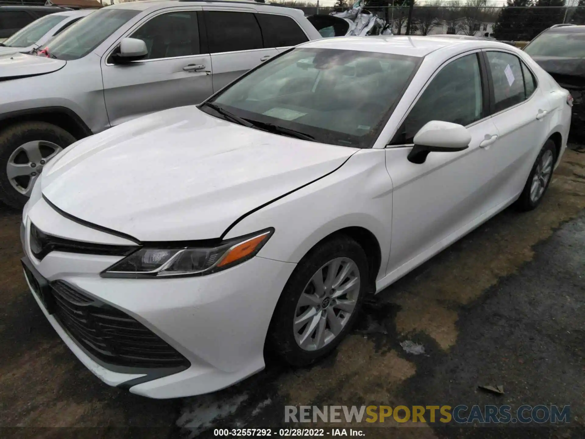 2 Photograph of a damaged car 4T1C11AK9LU951077 TOYOTA CAMRY 2020