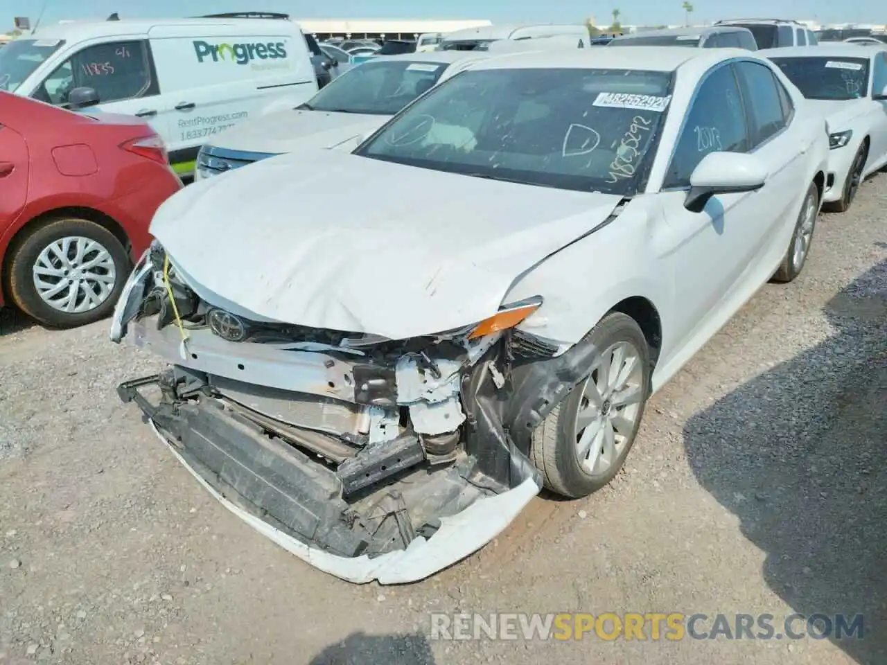 1 Photograph of a damaged car 4T1C11AK9LU951578 TOYOTA CAMRY 2020