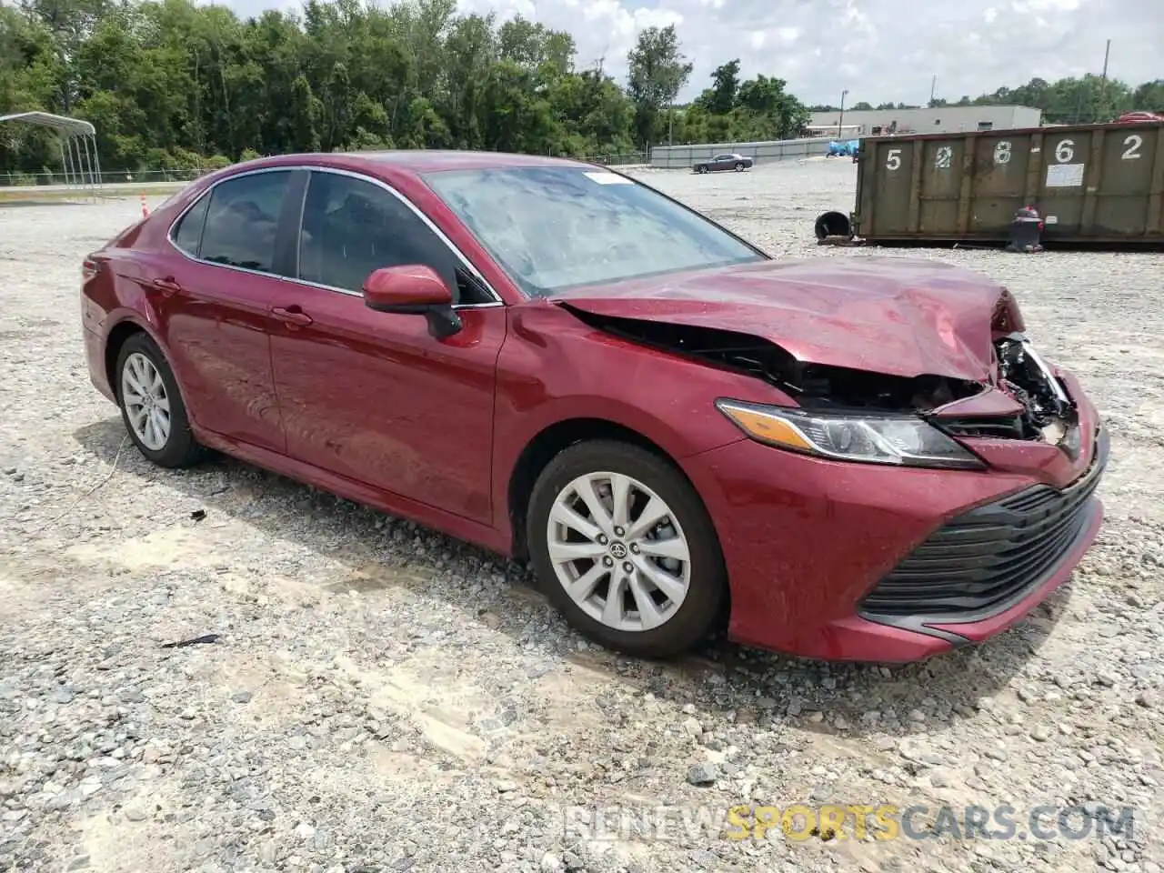 1 Photograph of a damaged car 4T1C11AK9LU958837 TOYOTA CAMRY 2020