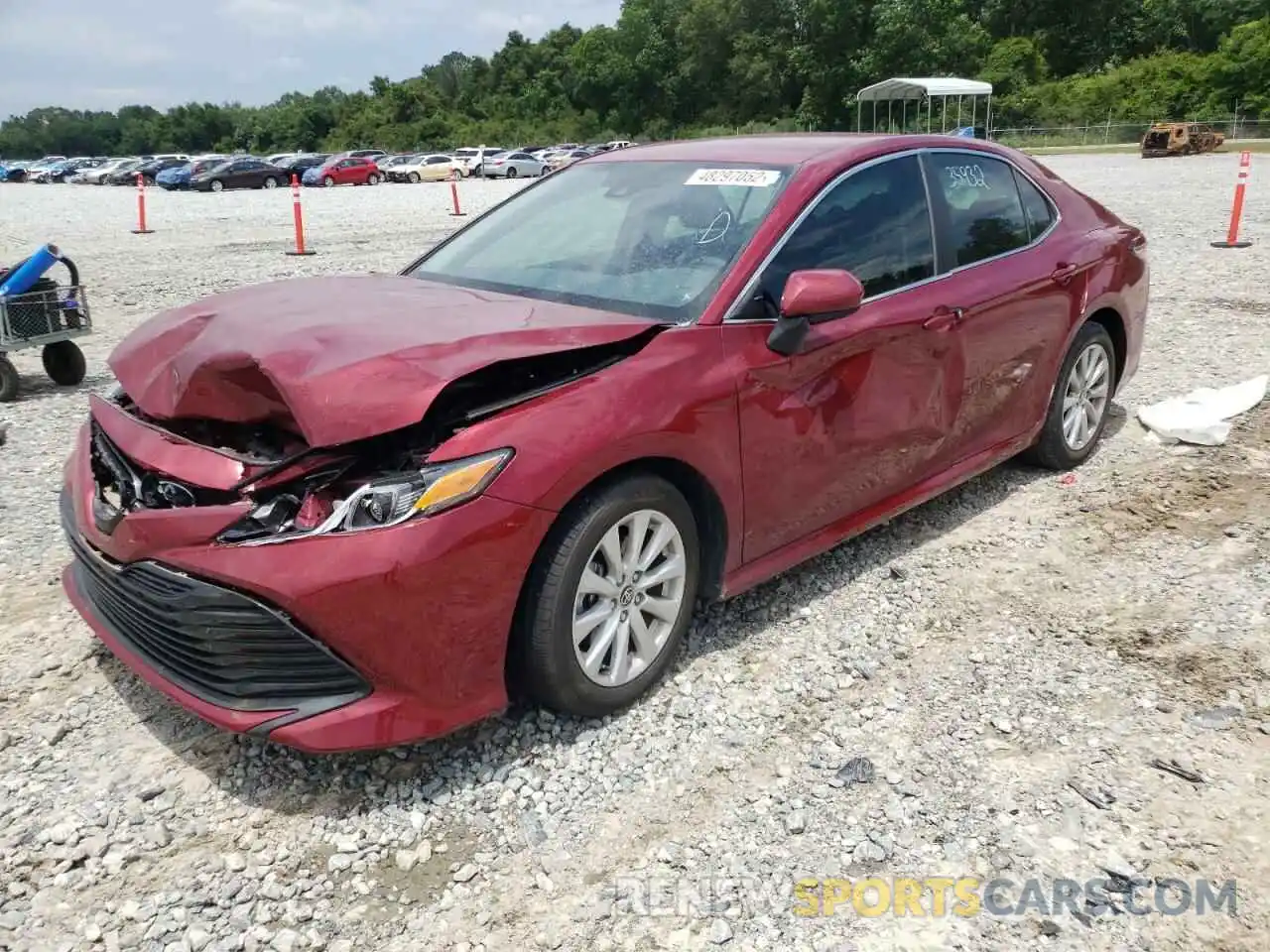 2 Photograph of a damaged car 4T1C11AK9LU958837 TOYOTA CAMRY 2020