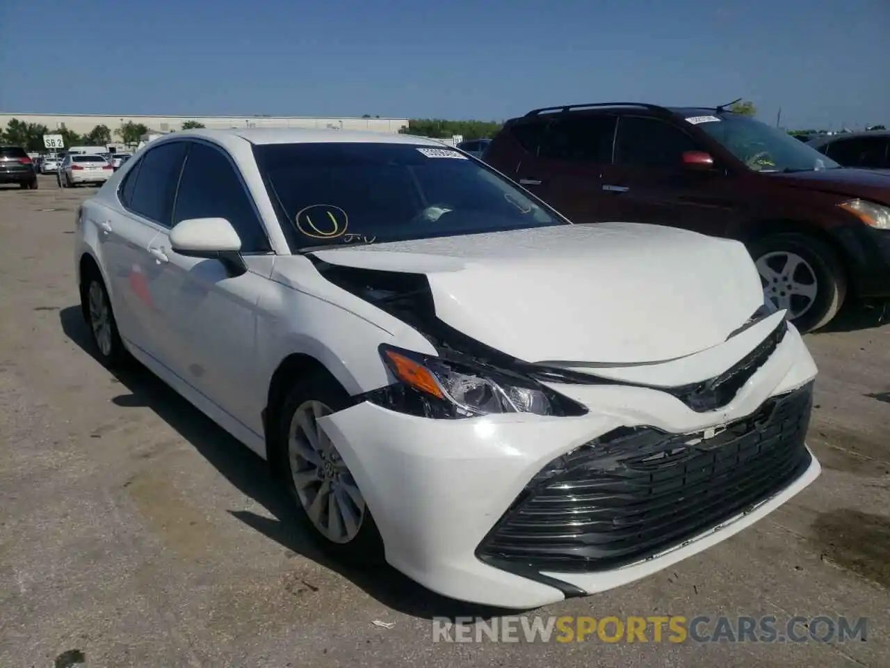 1 Photograph of a damaged car 4T1C11AK9LU959843 TOYOTA CAMRY 2020