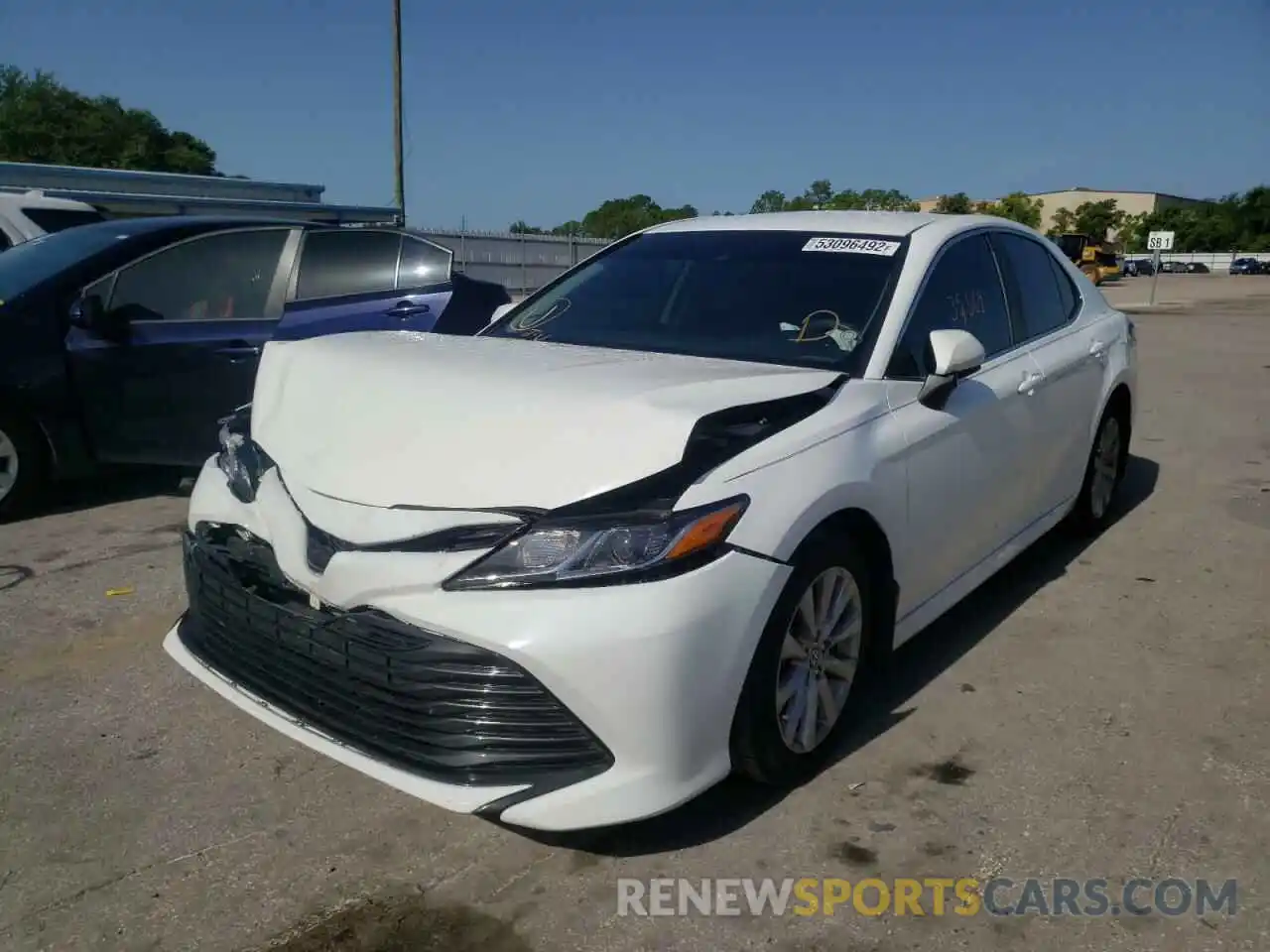 2 Photograph of a damaged car 4T1C11AK9LU959843 TOYOTA CAMRY 2020