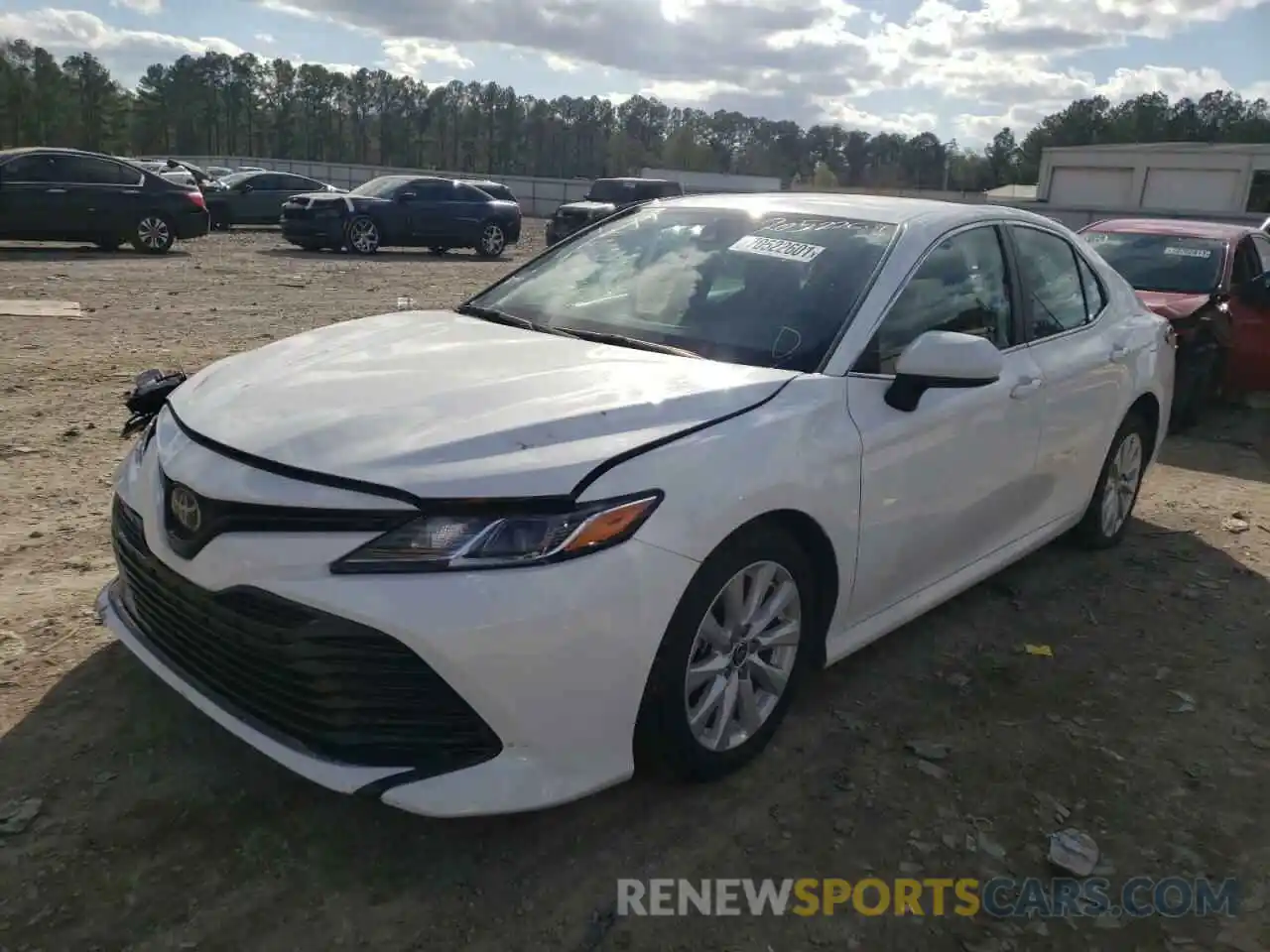 2 Photograph of a damaged car 4T1C11AK9LU961737 TOYOTA CAMRY 2020